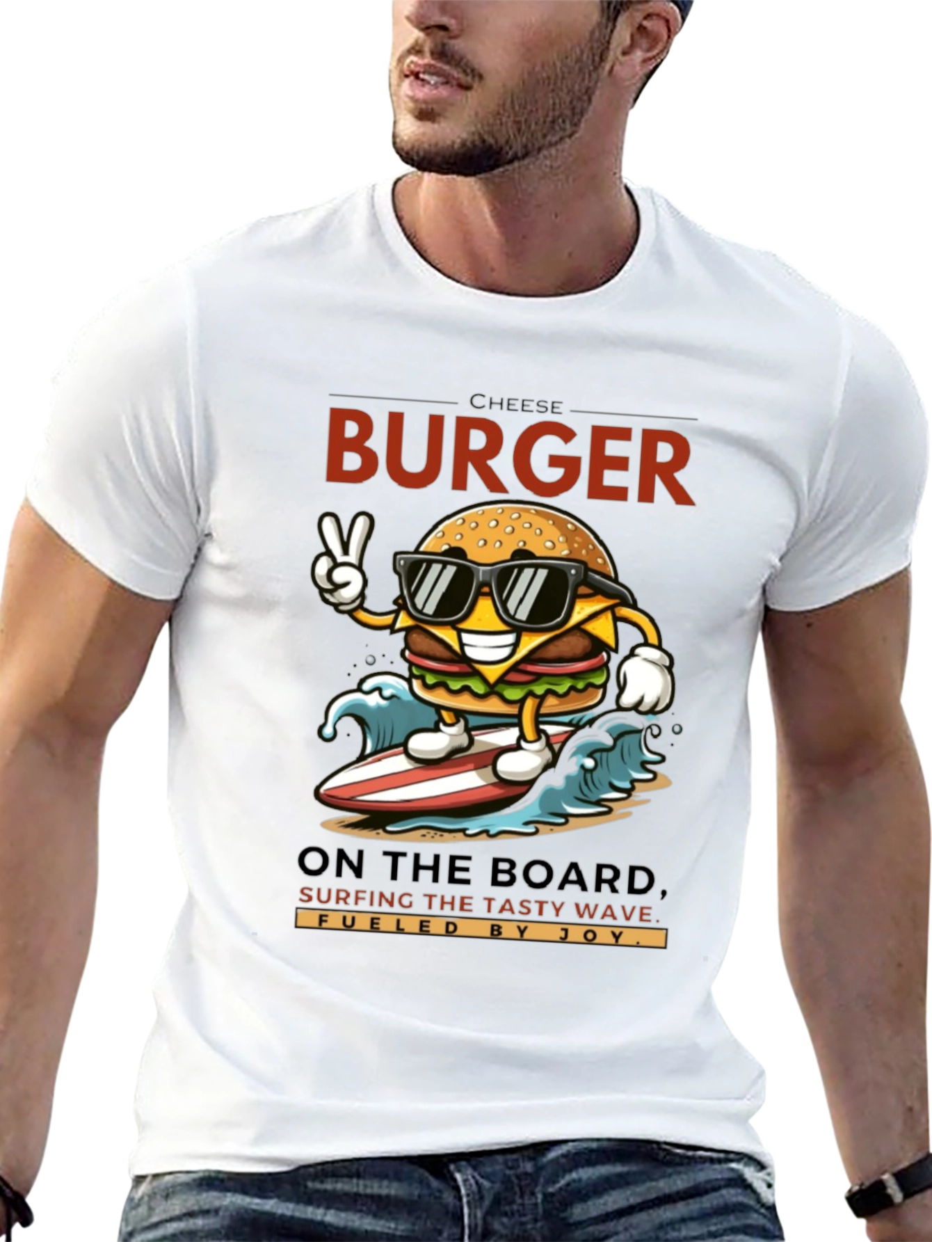 Black Chill Burger Surfer T-Shirt view 13