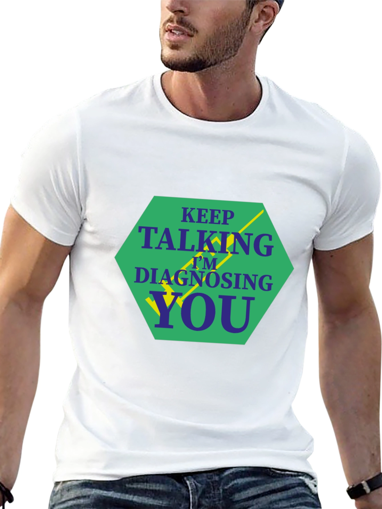 Black Keep Talking I'm Diagnosing You T-Shirt view 13