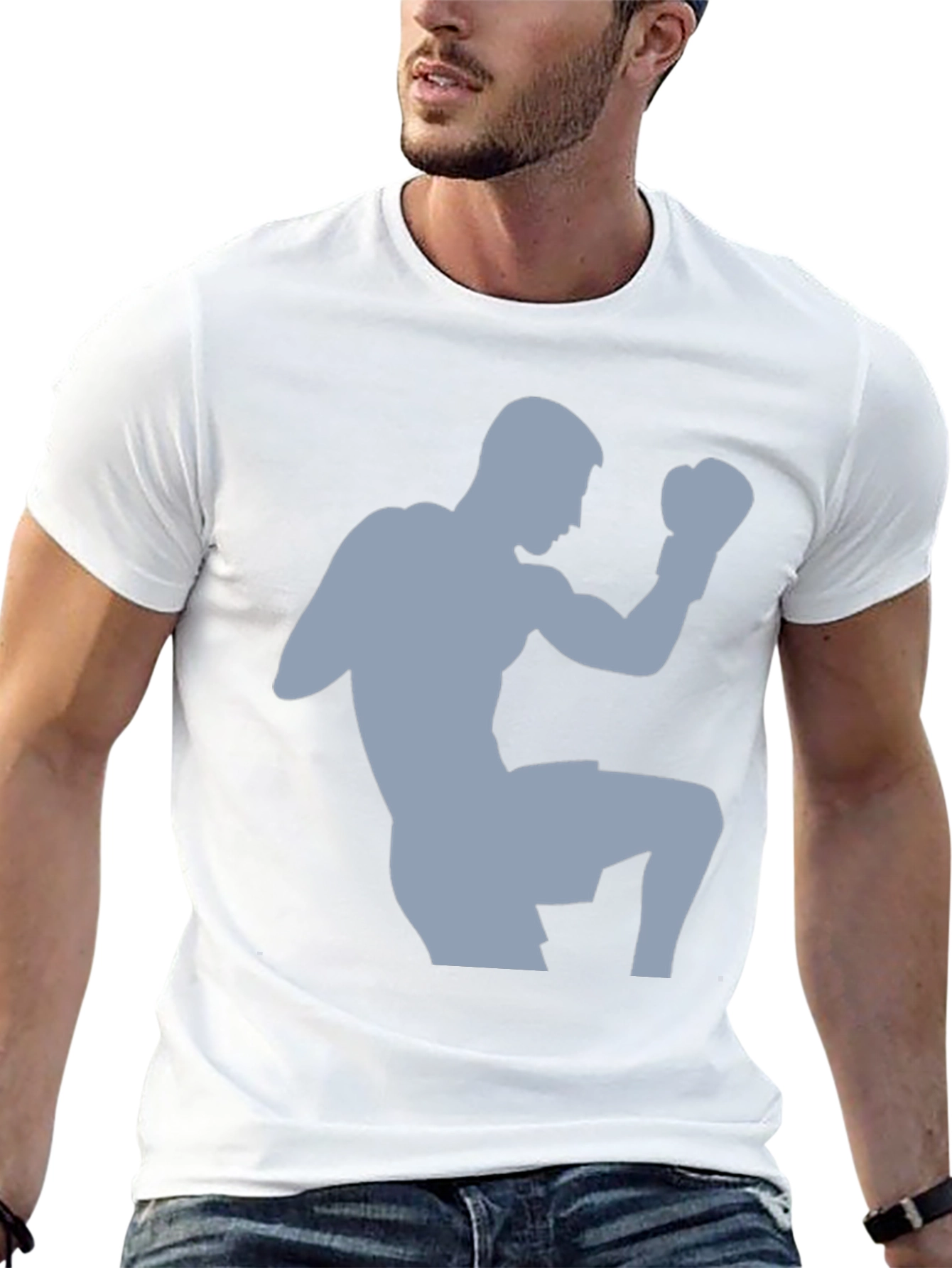 Martial Arts Kickboxer Black T-Shirt - 13