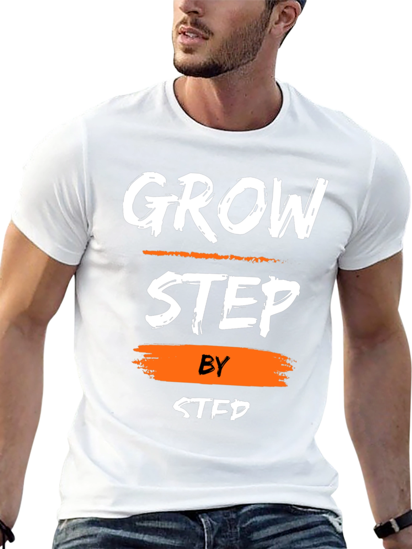 Black Grow Step By Step Black T-Shirt view 13