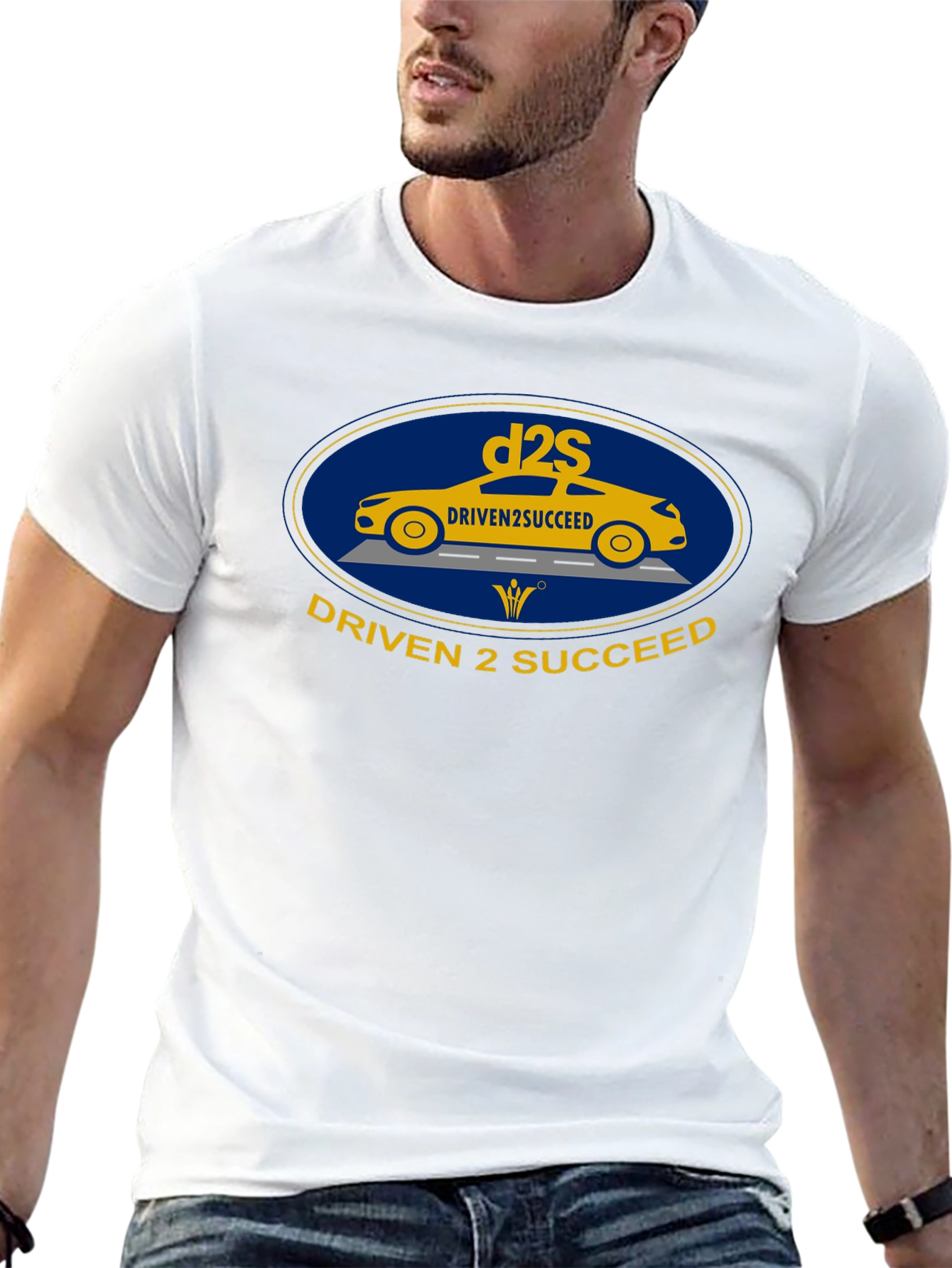 Black Driven 2 Succeed T-Shirt - Motivation Apparel view 13