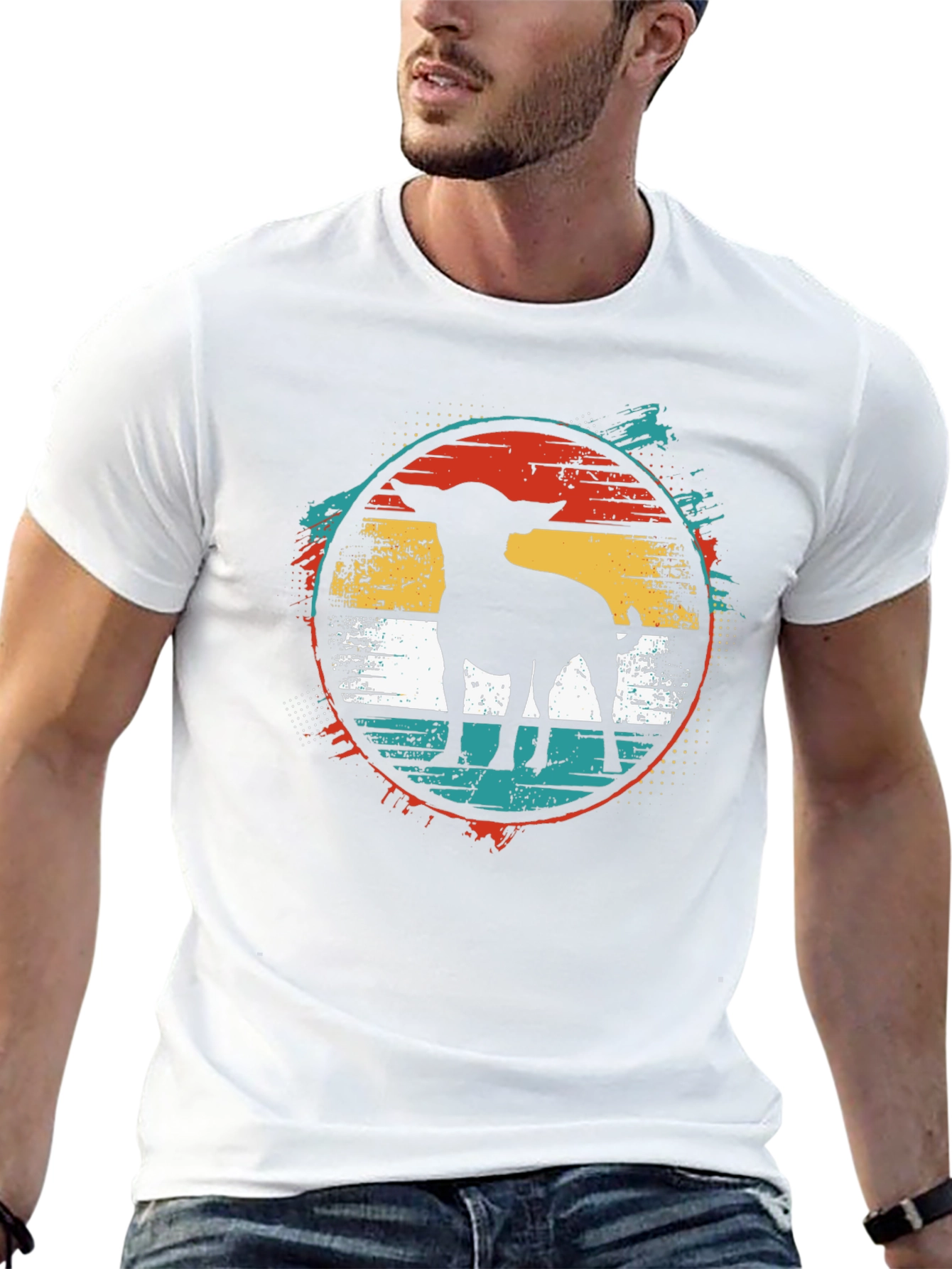 Retro Dog Silhouette Tee - 13
