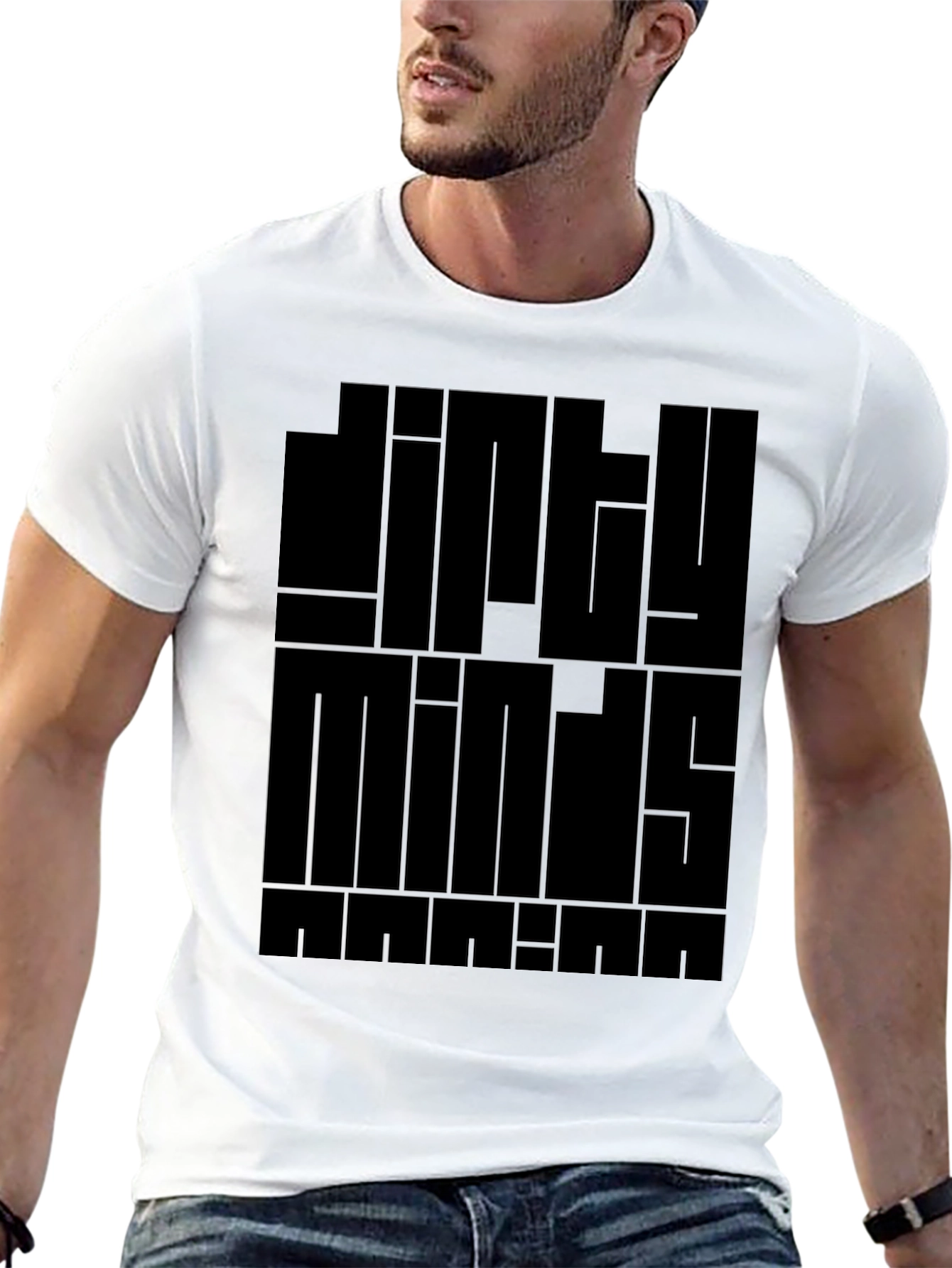 Black Dirty Minds Rainbow T-Shirt - Novelty Graphic Tee view 13