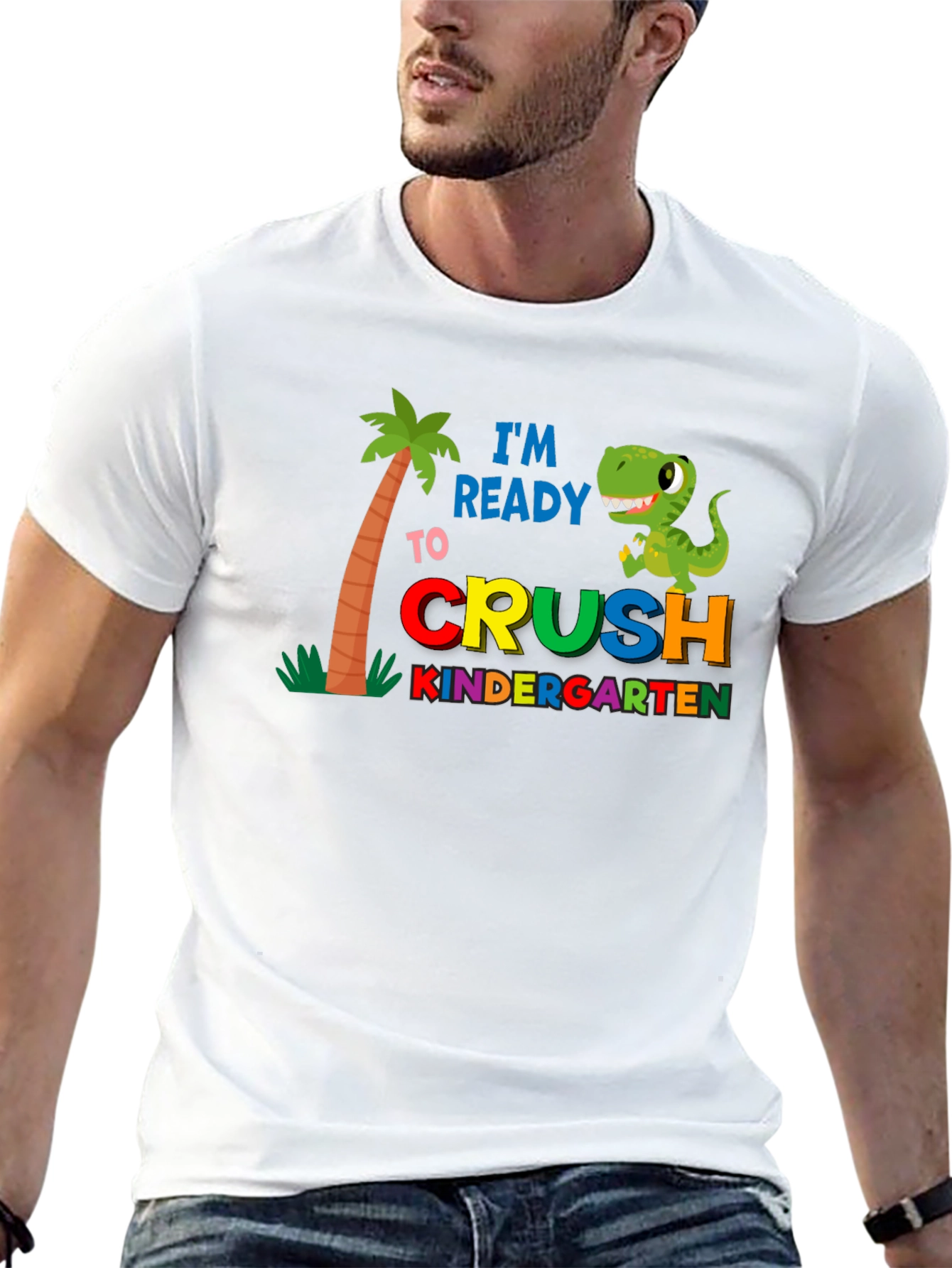 Black Ready to Crush Kindergarten T-Shirt view 13