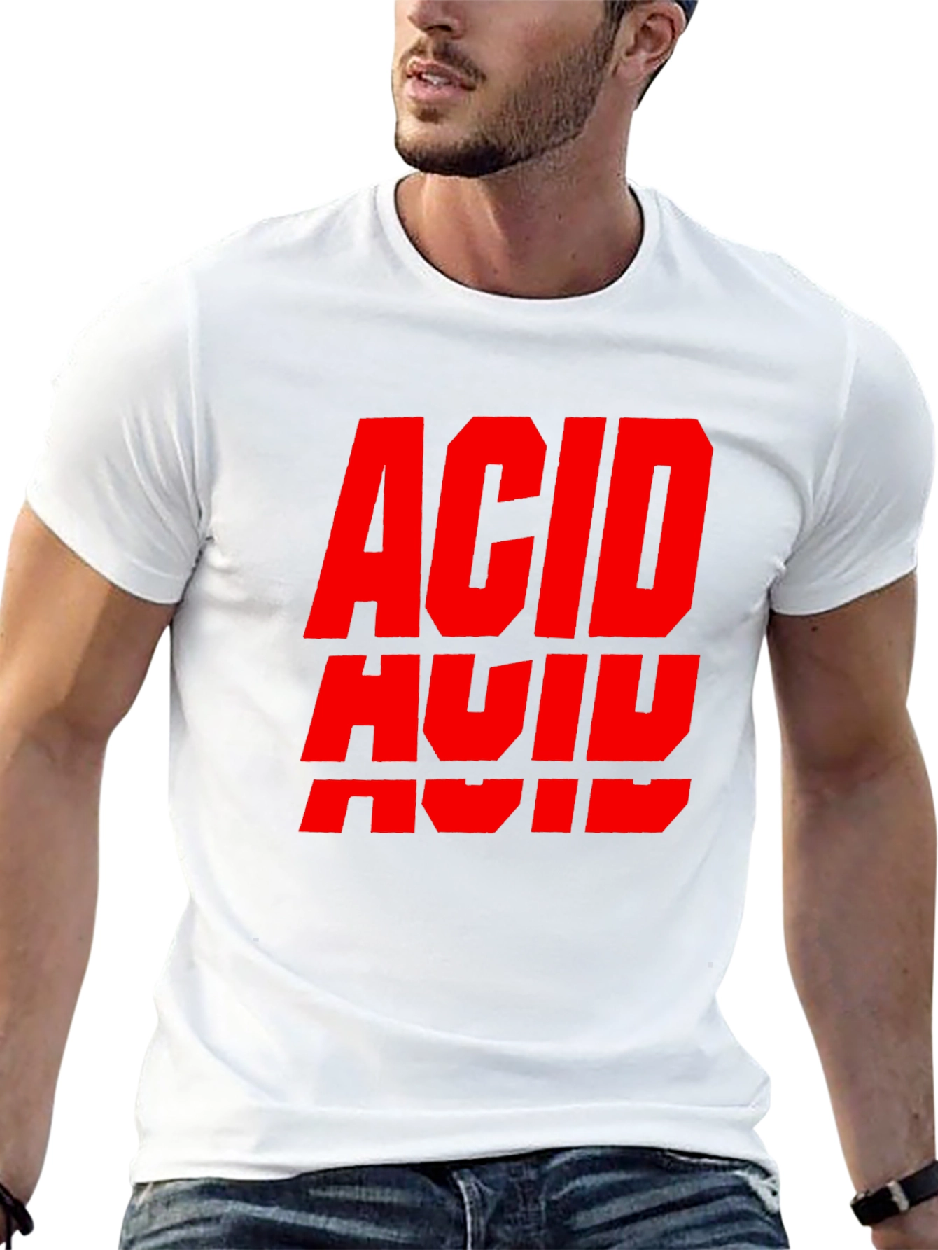 Black Acid House Rave Black T-Shirt view 13