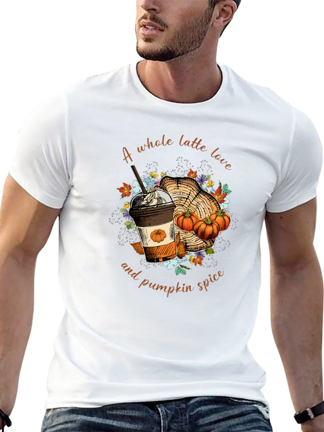 Black Latte Love & Pumpkin Spice Graphic Tee view 13
