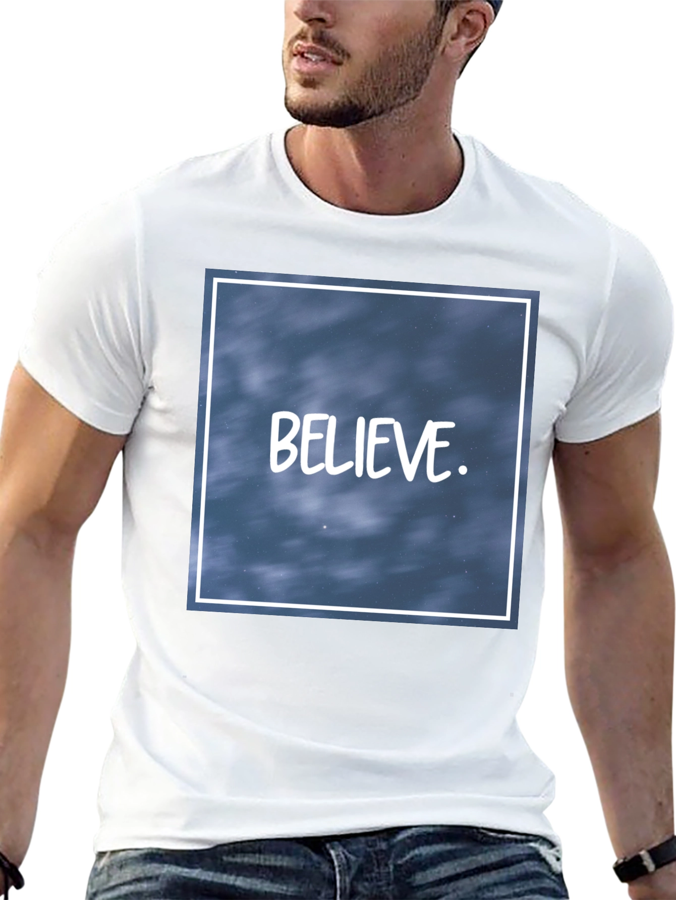Black Believe Graphic T-Shirt - Stylish Comfort view 13