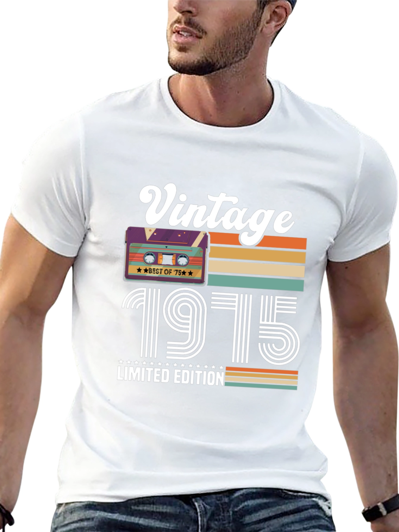 Black Vintage 1975 Limited Edition T-Shirt view 13