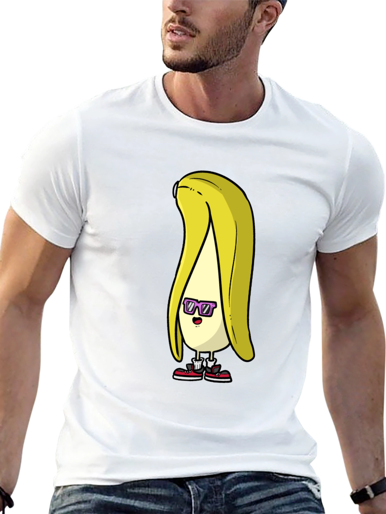 Black Cool Banana Graphic T-Shirt view 13