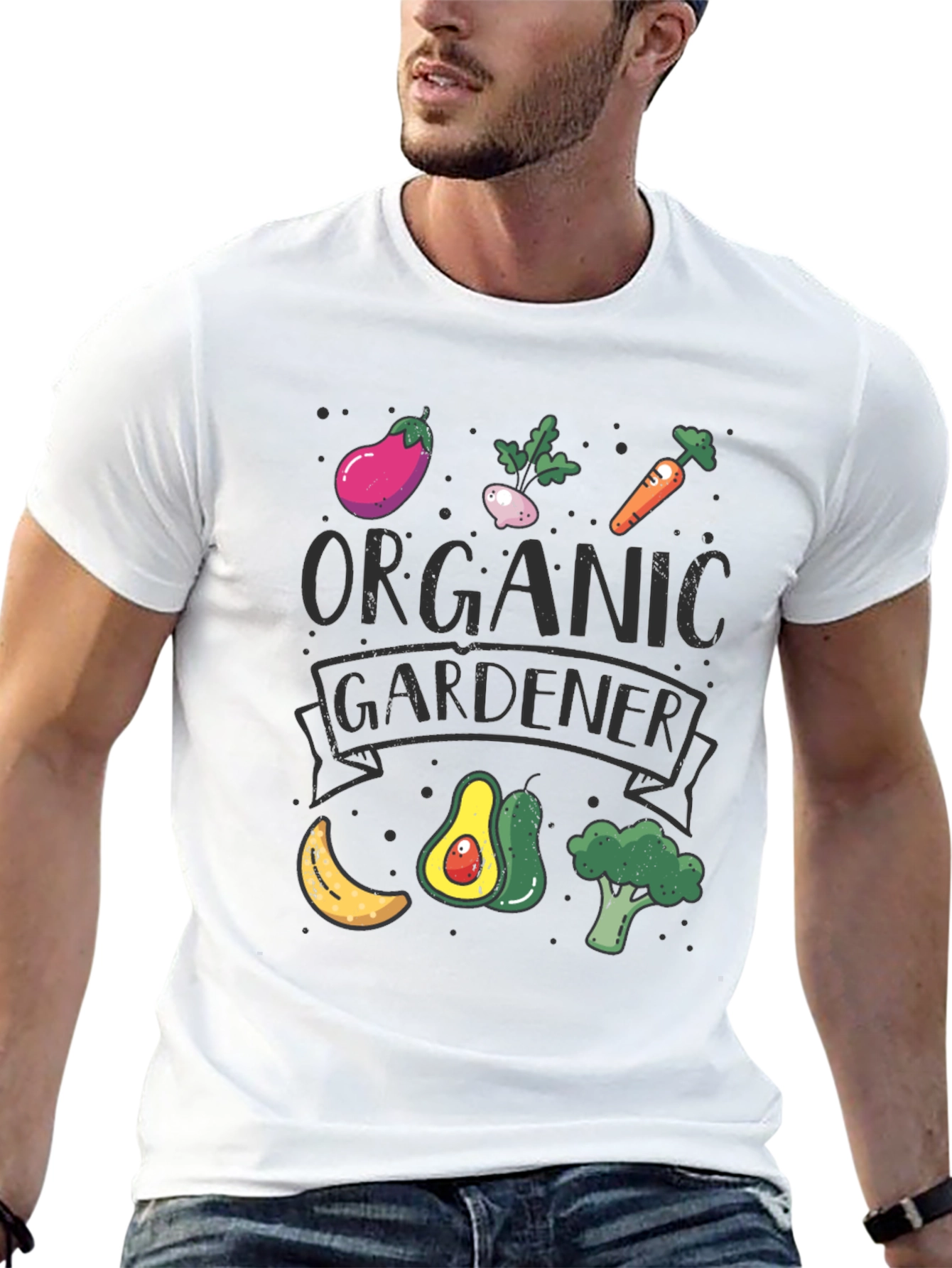 Organic Gardener Graphic T-Shirt - Black - 13