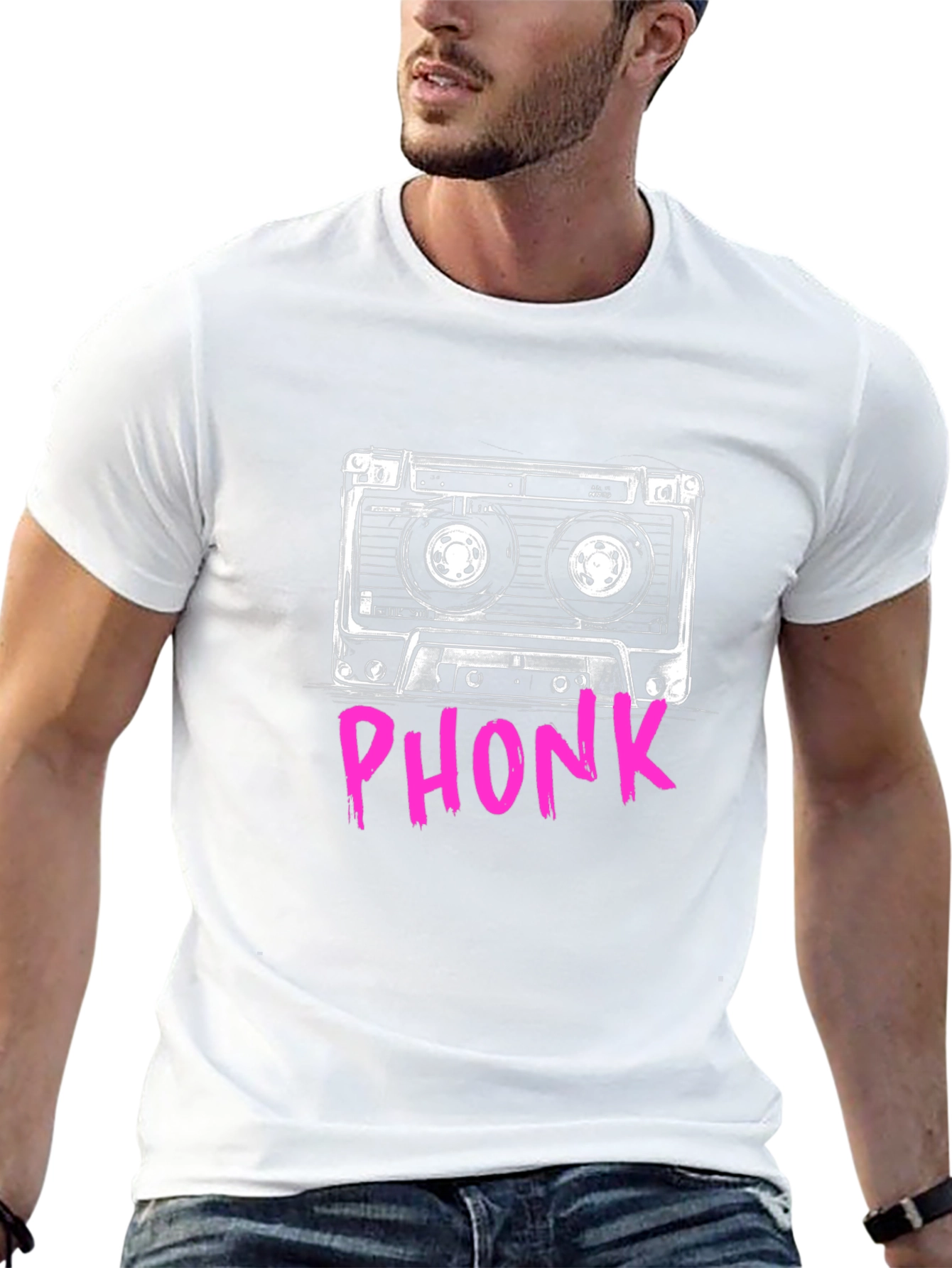 Phonk Cassette Tape Graphic T-Shirt - 13