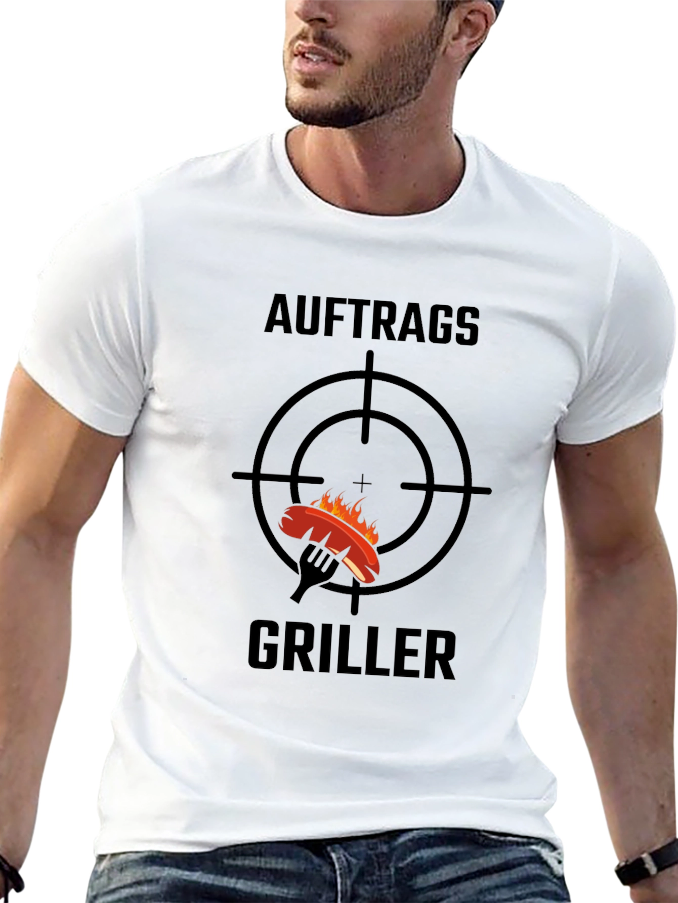 Black Auftrags Griller Graphic Tee view 13