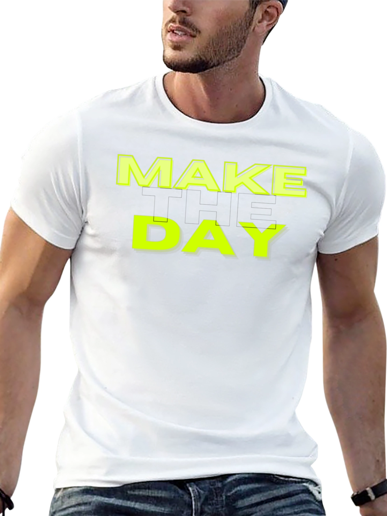 Black Make Today Your Day Graphic T-Shirt view 13