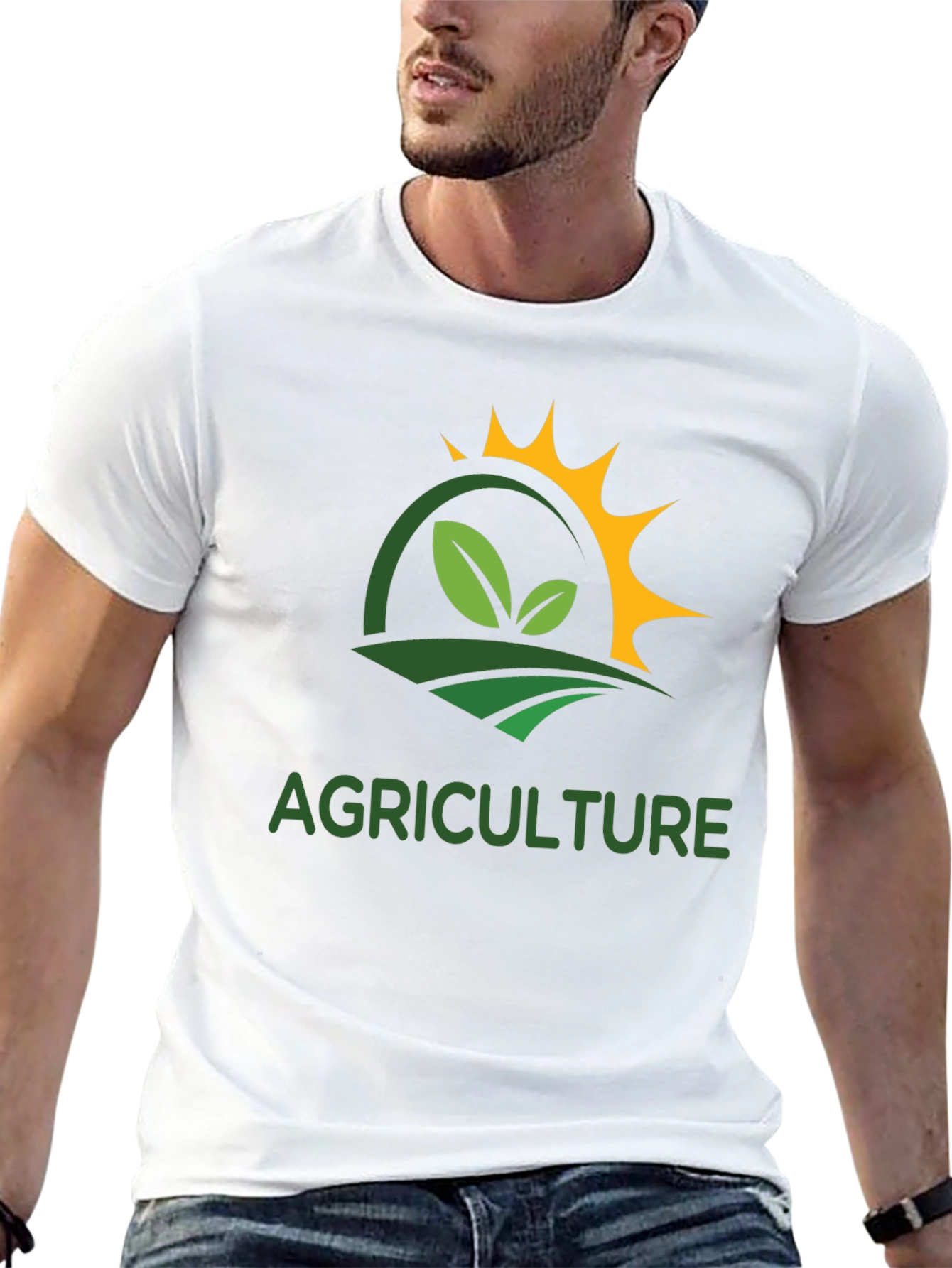 Black Agriculture Graphic T-Shirt - Farm & Nature Design view 13