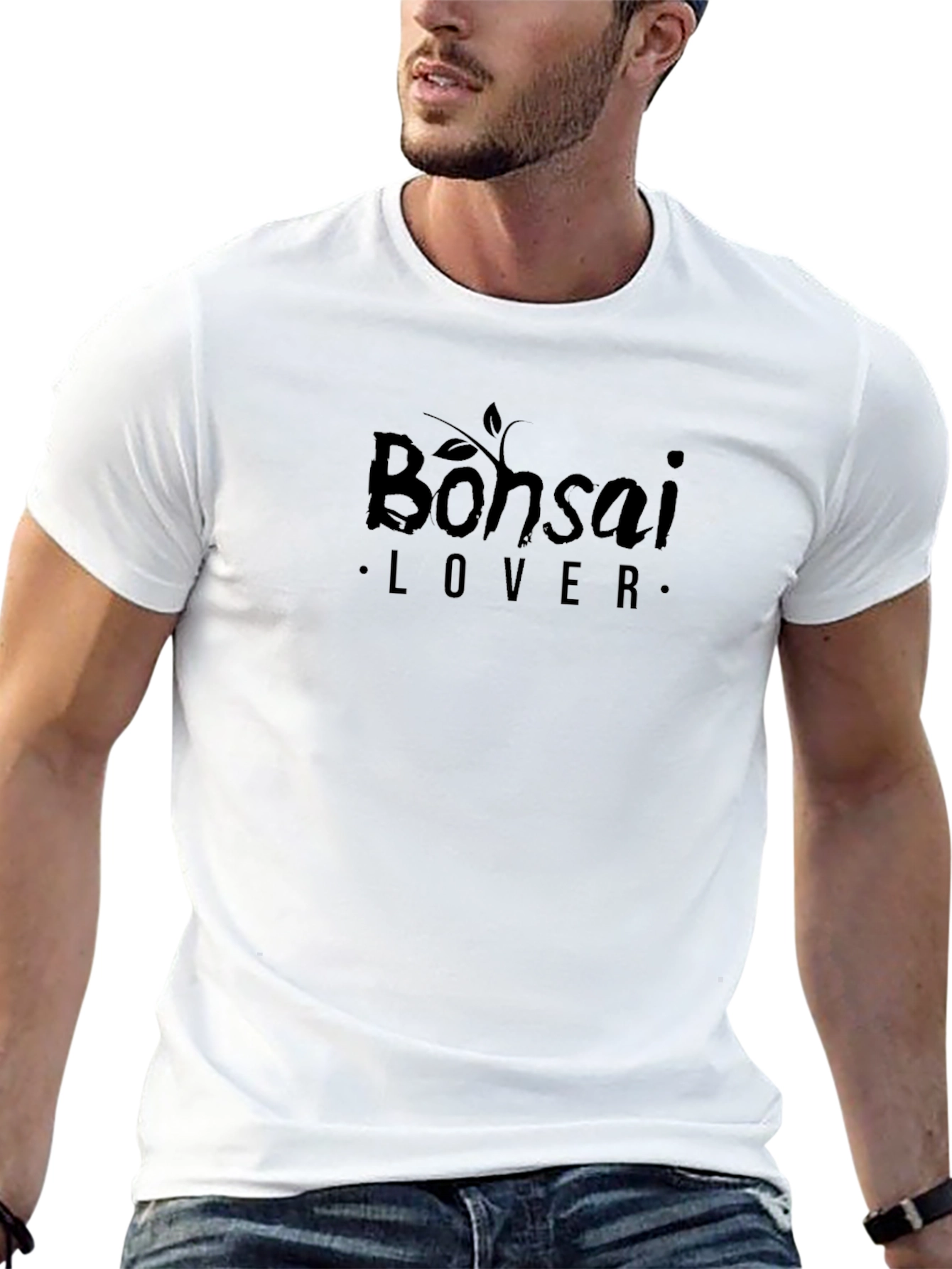 Black Bonsai Lover Graphic Tee - Classic Black T-Shirt view 13