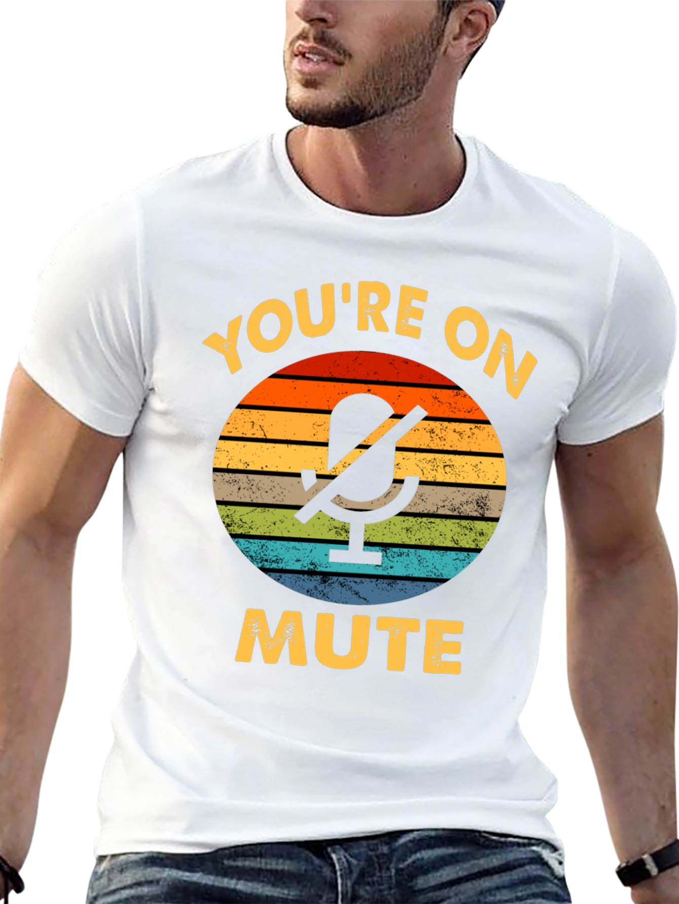 Black You're On Mute Graphic Tee view 13