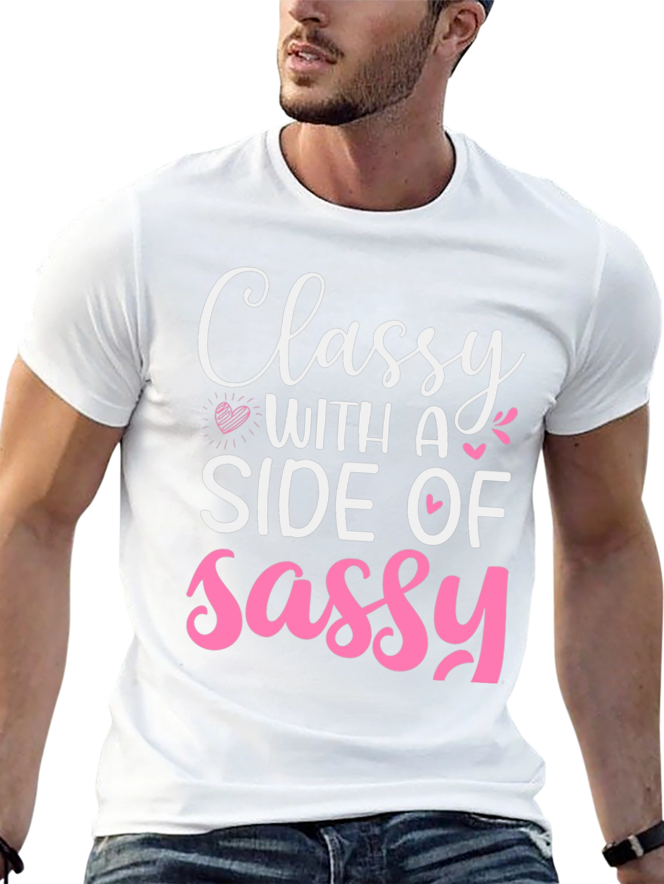 Black Classy with a Side of Sassy Graphic Tee view 13