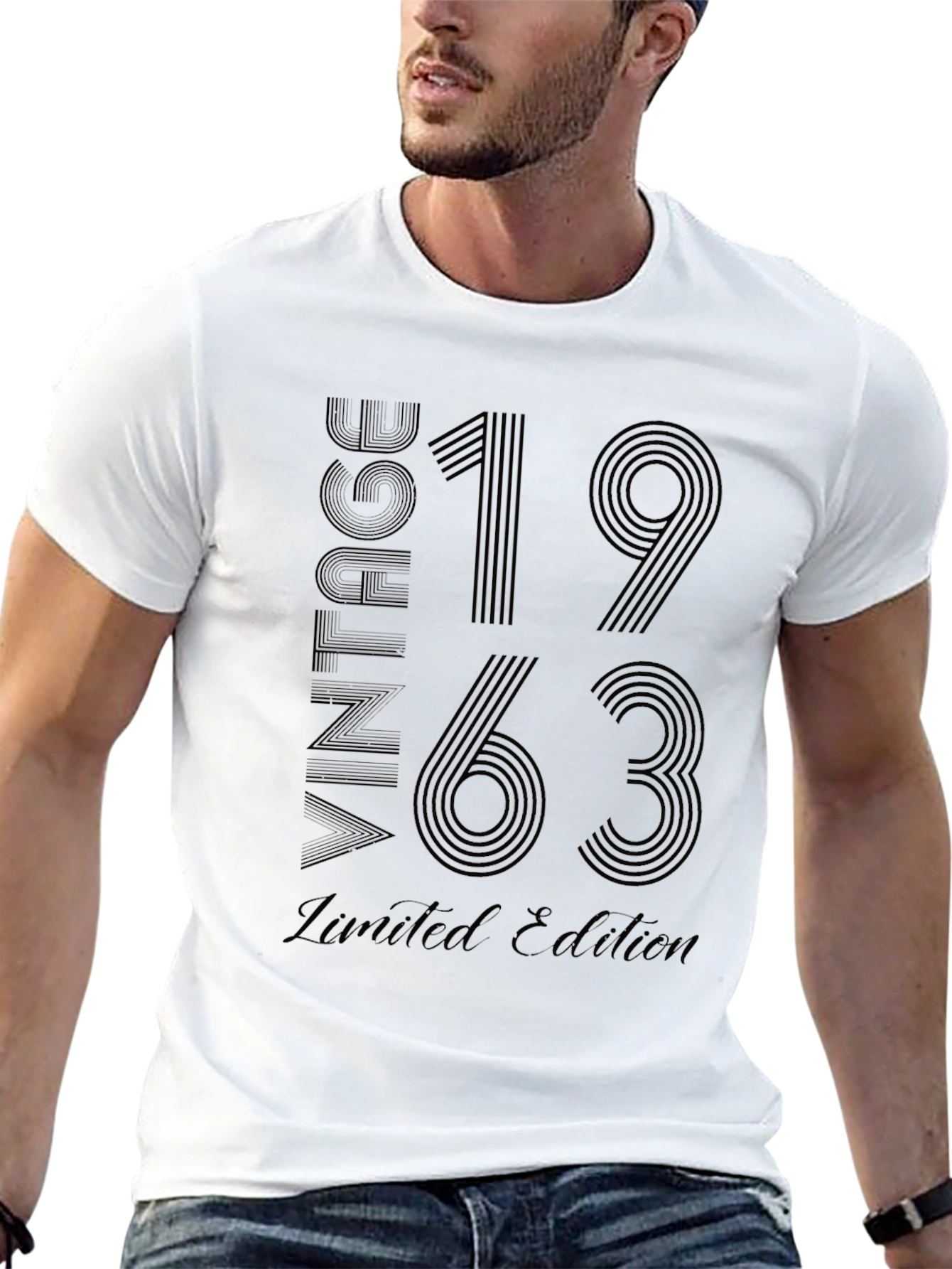 Black Vintage 1963 Limited Edition Black T-Shirt view 13