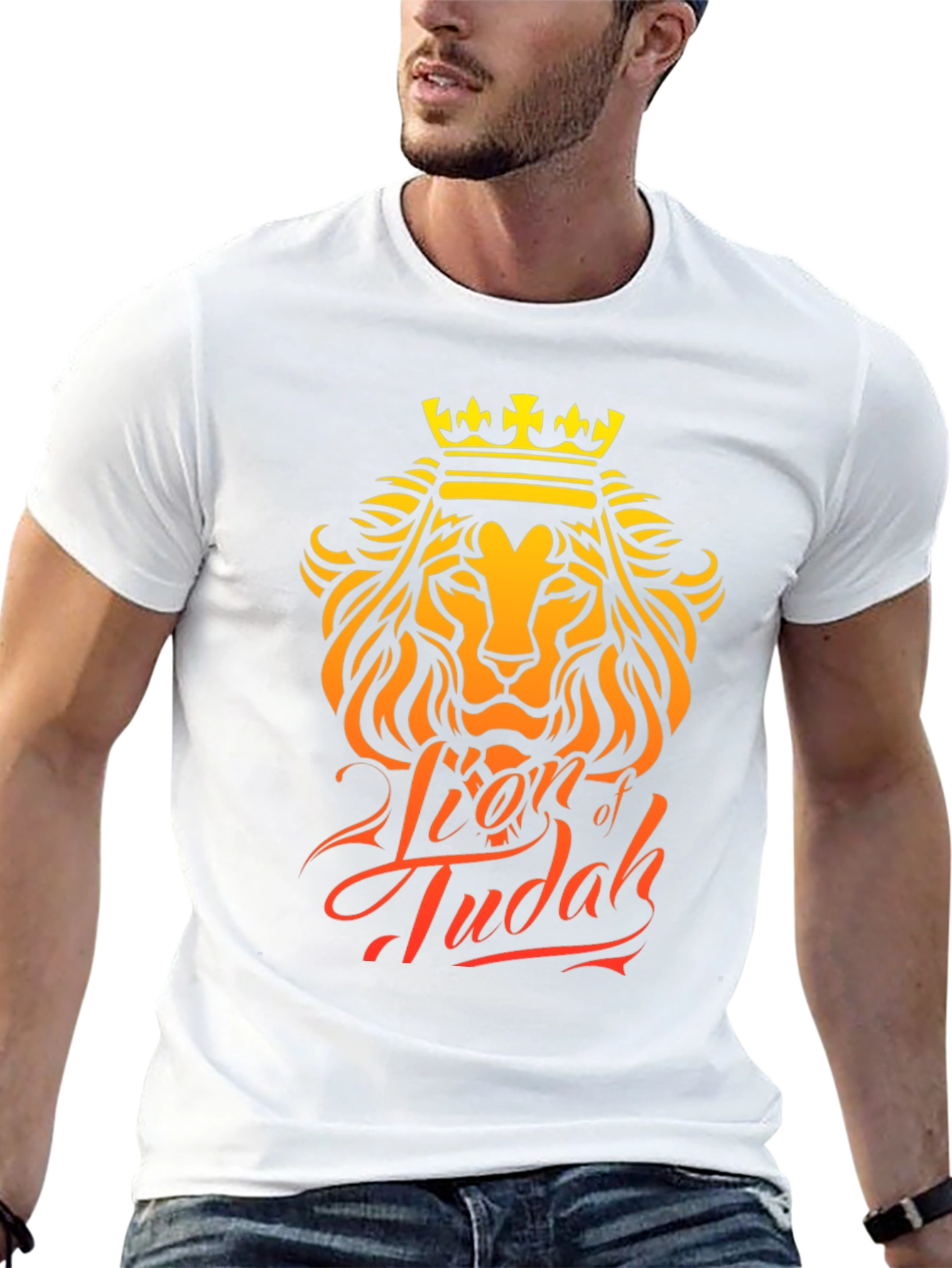 Black Lion of Judah Graphic Tee - Black view 13