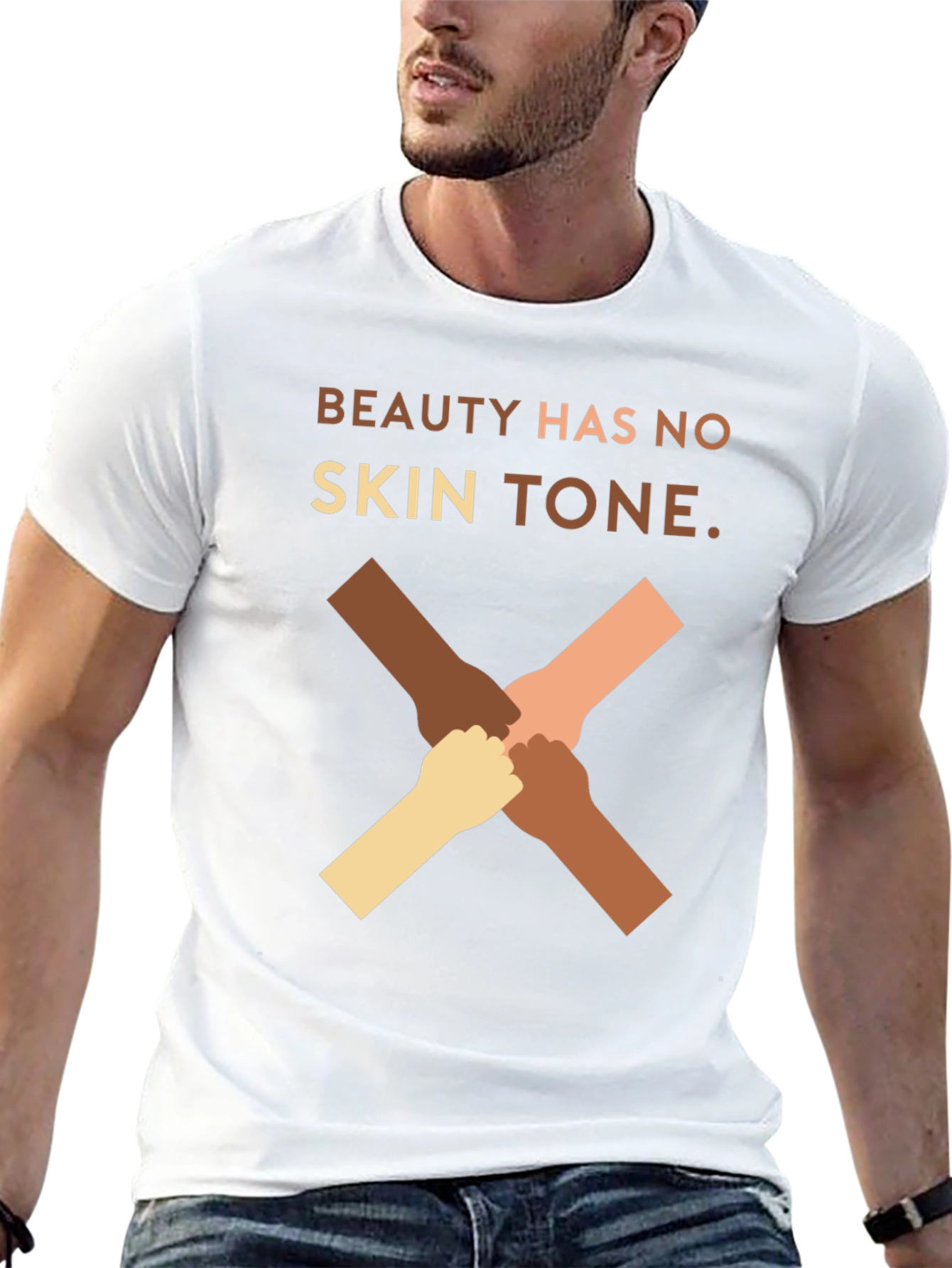 Black Beauty Has No Skin Tone Graphic T-Shirt view 13