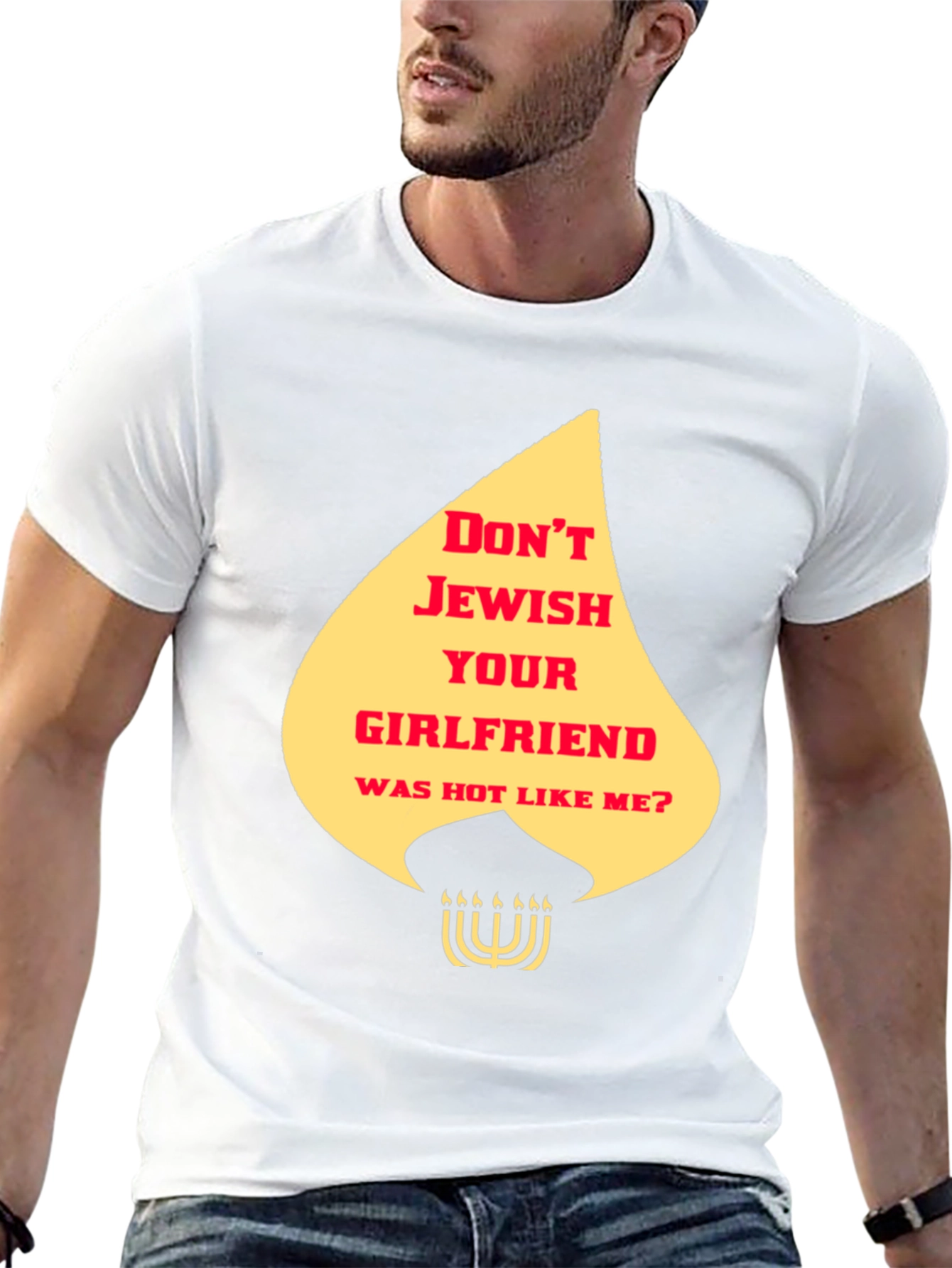 Black Offensive Jewish Humor T-Shirt view 13