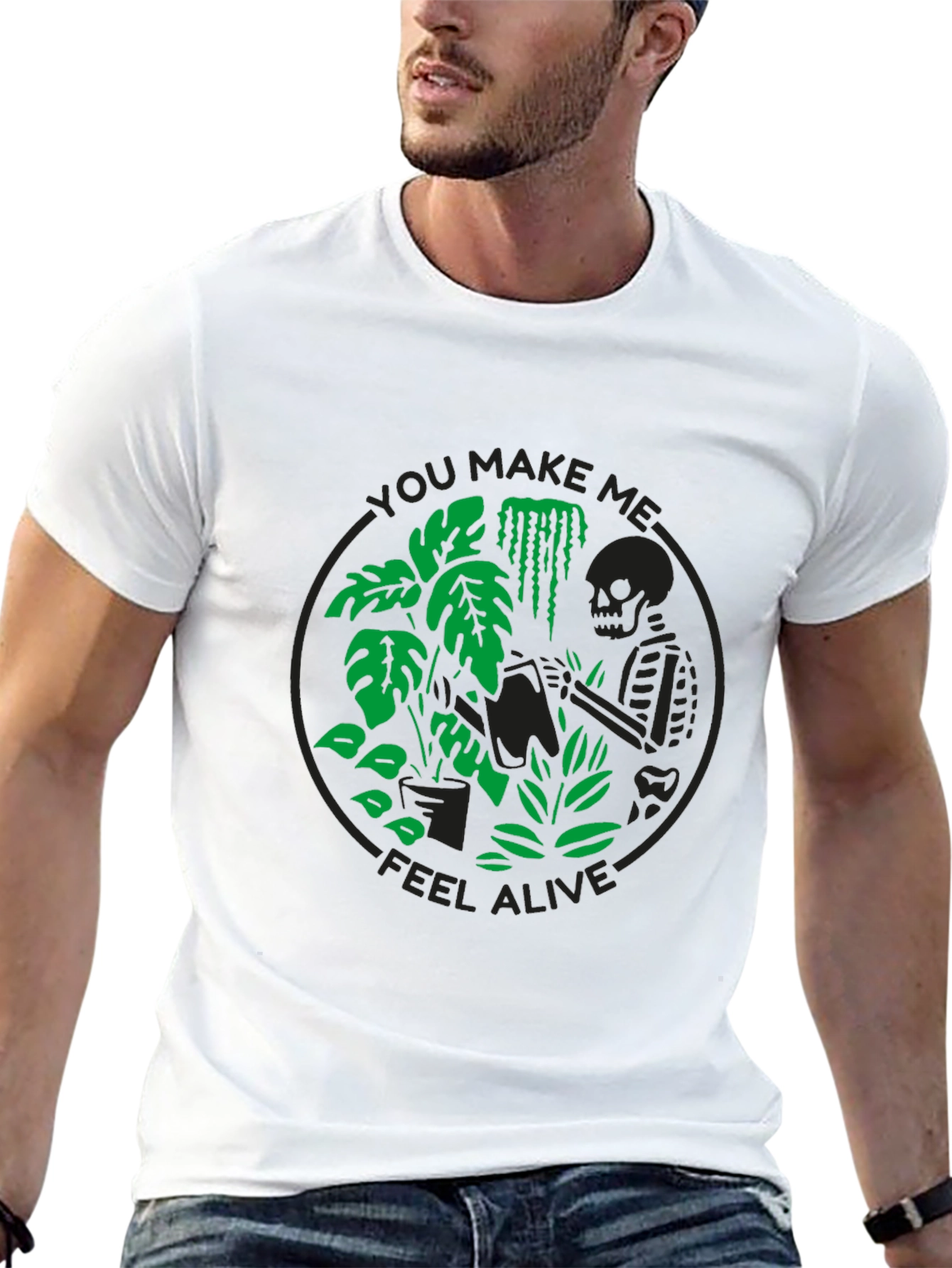 Black You Make Me Feel Alive Black T-Shirt view 13