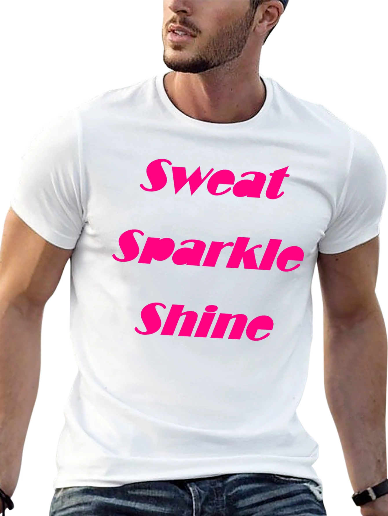 Black Sweat Sparkle Shine Black T-Shirt view 13