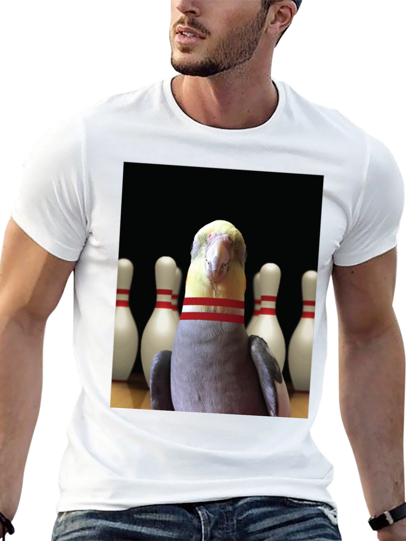 Black Bowling Bird T-Shirt - Strike a Pose! view 13