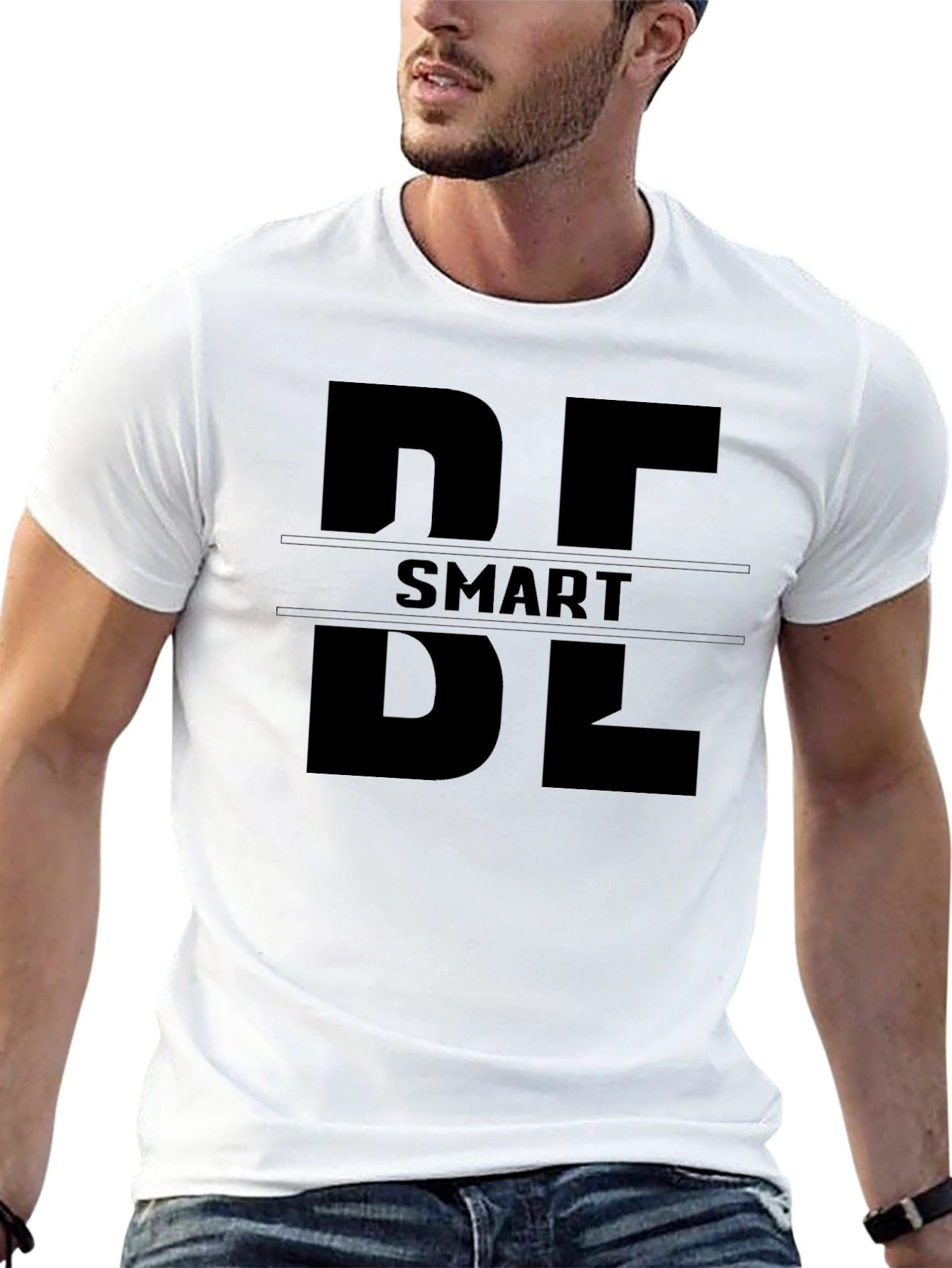 Black Smart DL Black Graphic Tee view 13