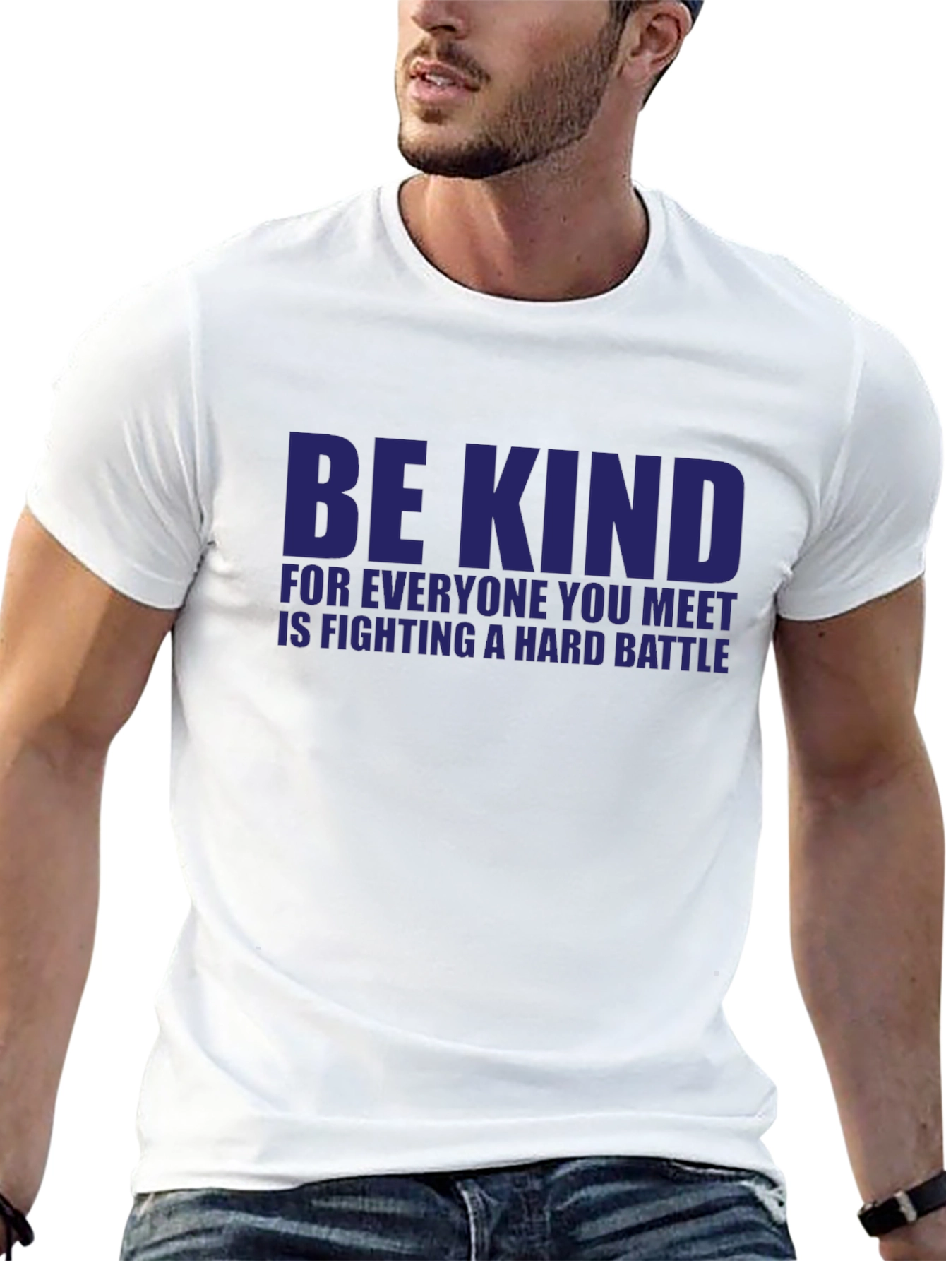 Black Be Kind T-Shirt: Everyone You Meet is Fighting a Hard Battle view 13