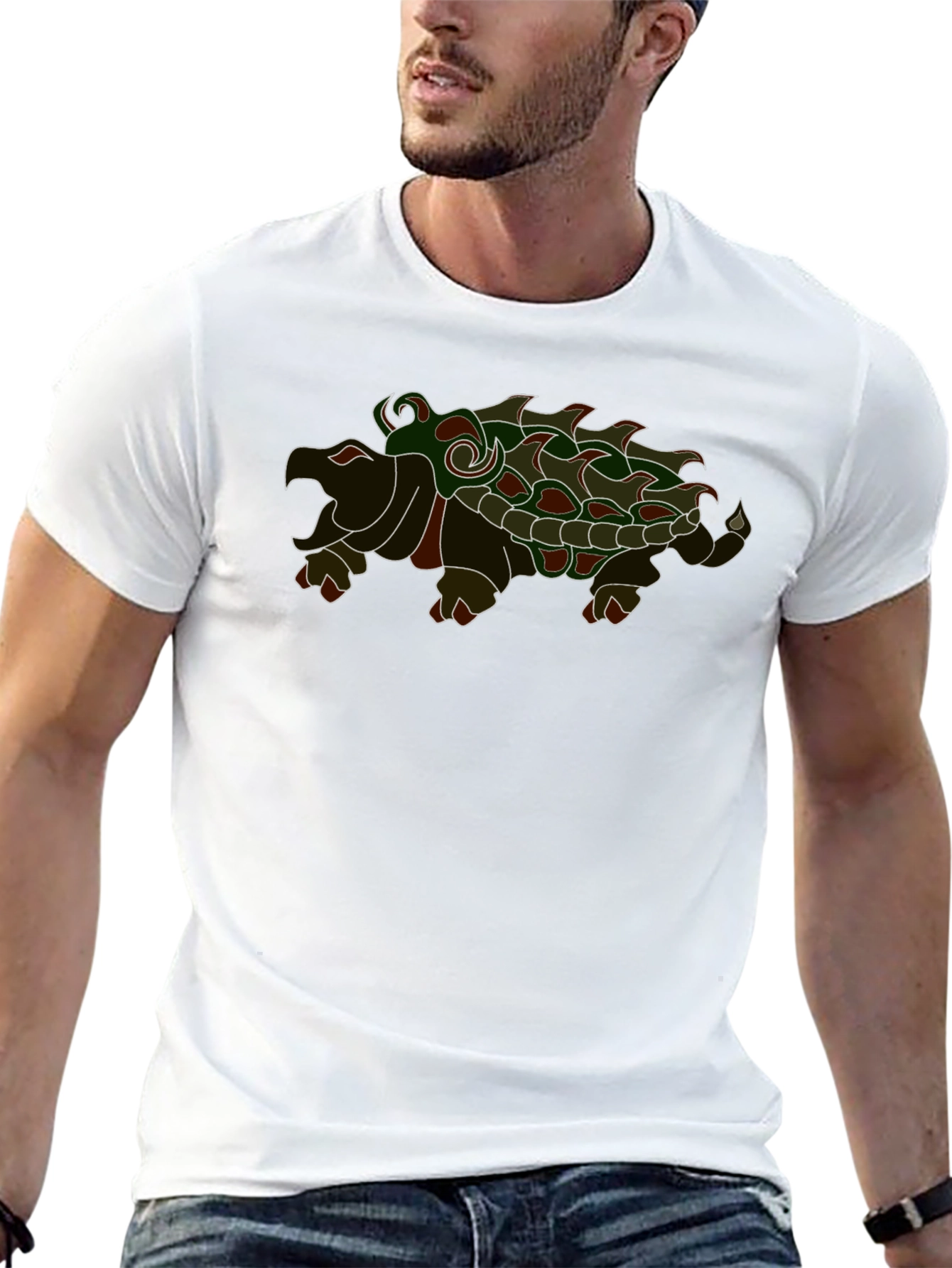 Black Alligator Snapping Turtle T-Shirt view 13