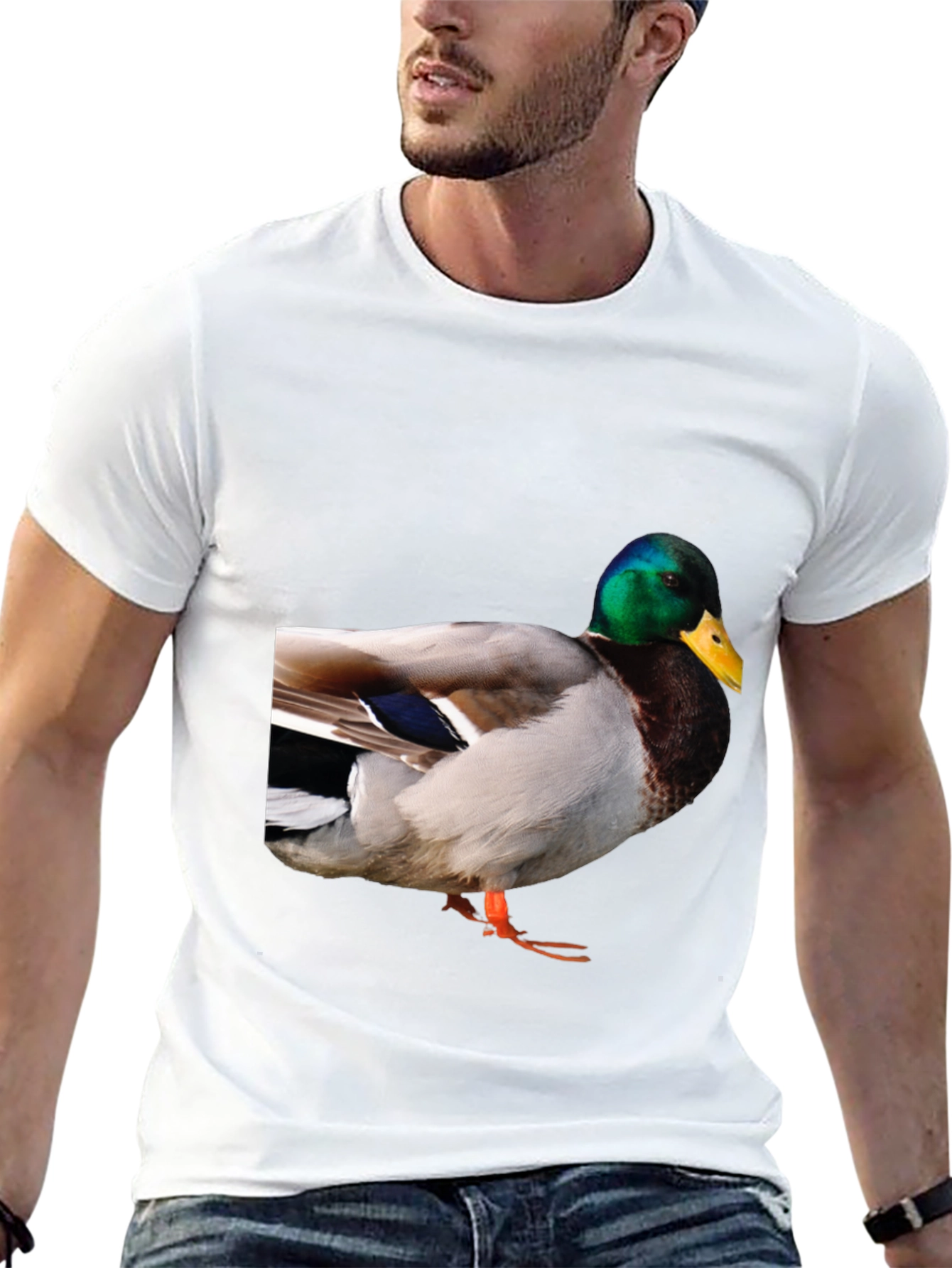 Black Duck Graphic T-Shirt - Men's Black Tee view 13