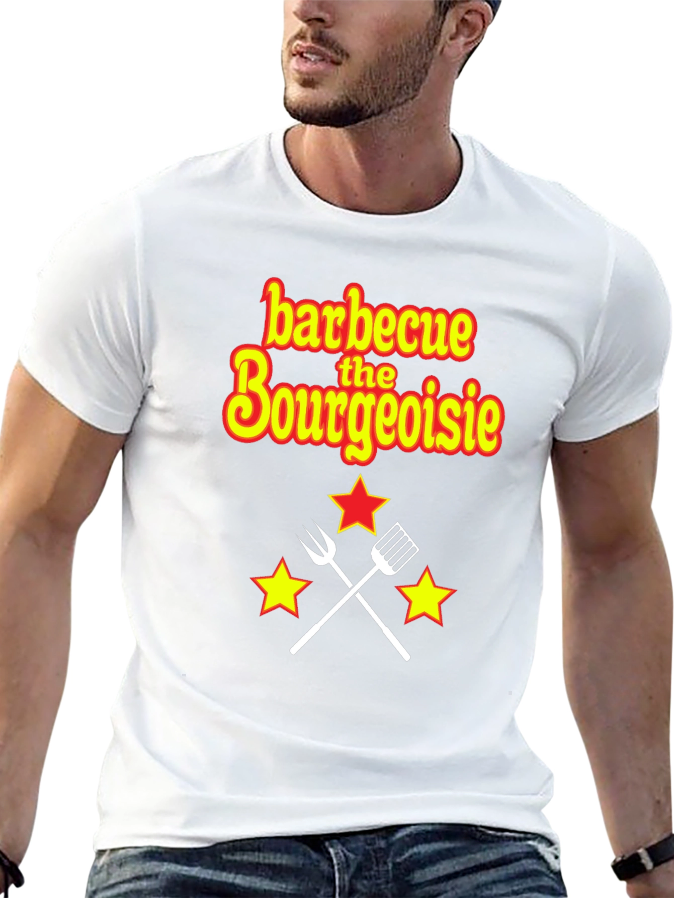 Black Barbecue the Bourgeoisie Graphic Tee view 13