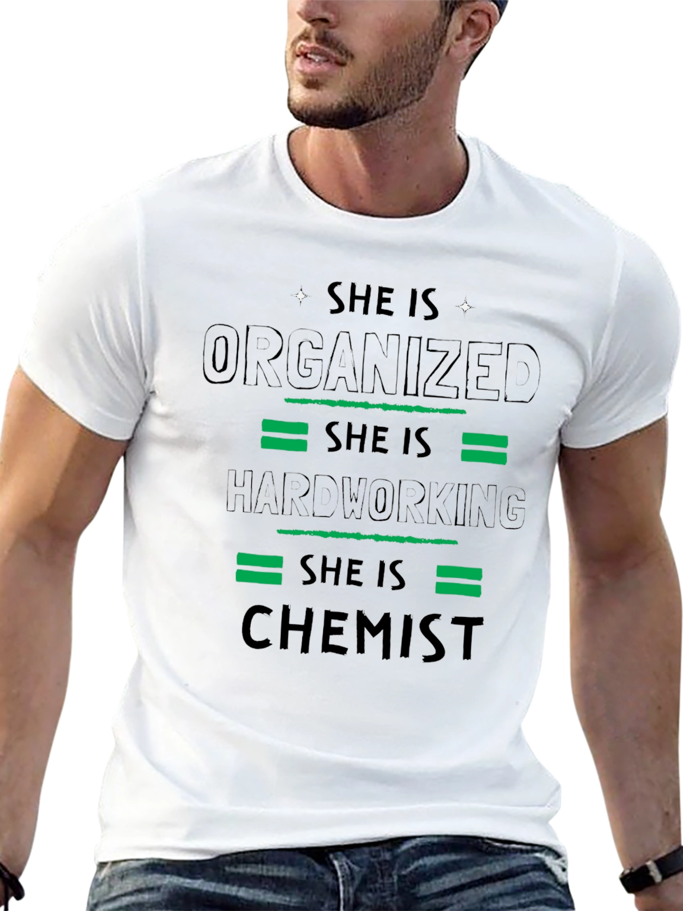 Black She Is Chemist Graphic Tee view 13