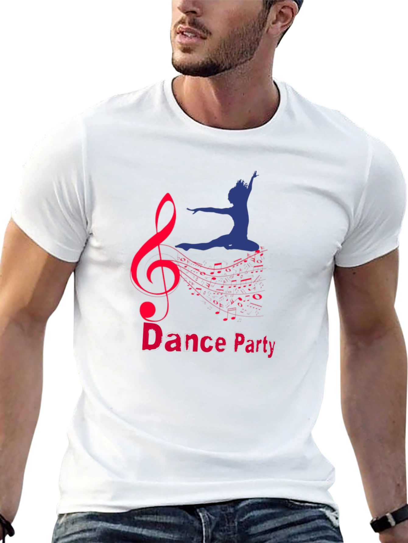 Black Dance Party Graphic Tee - Music and Movement view 13