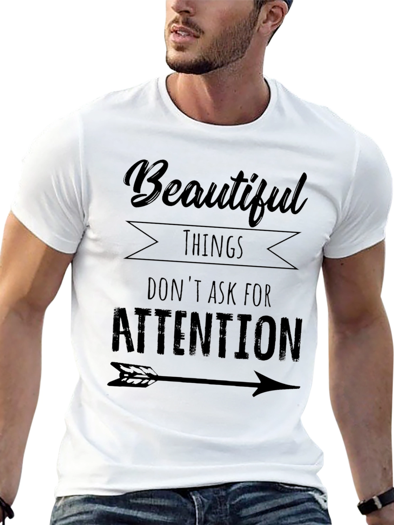 Black Beautiful Things Tee - Black Graphic Print T-Shirt view 13