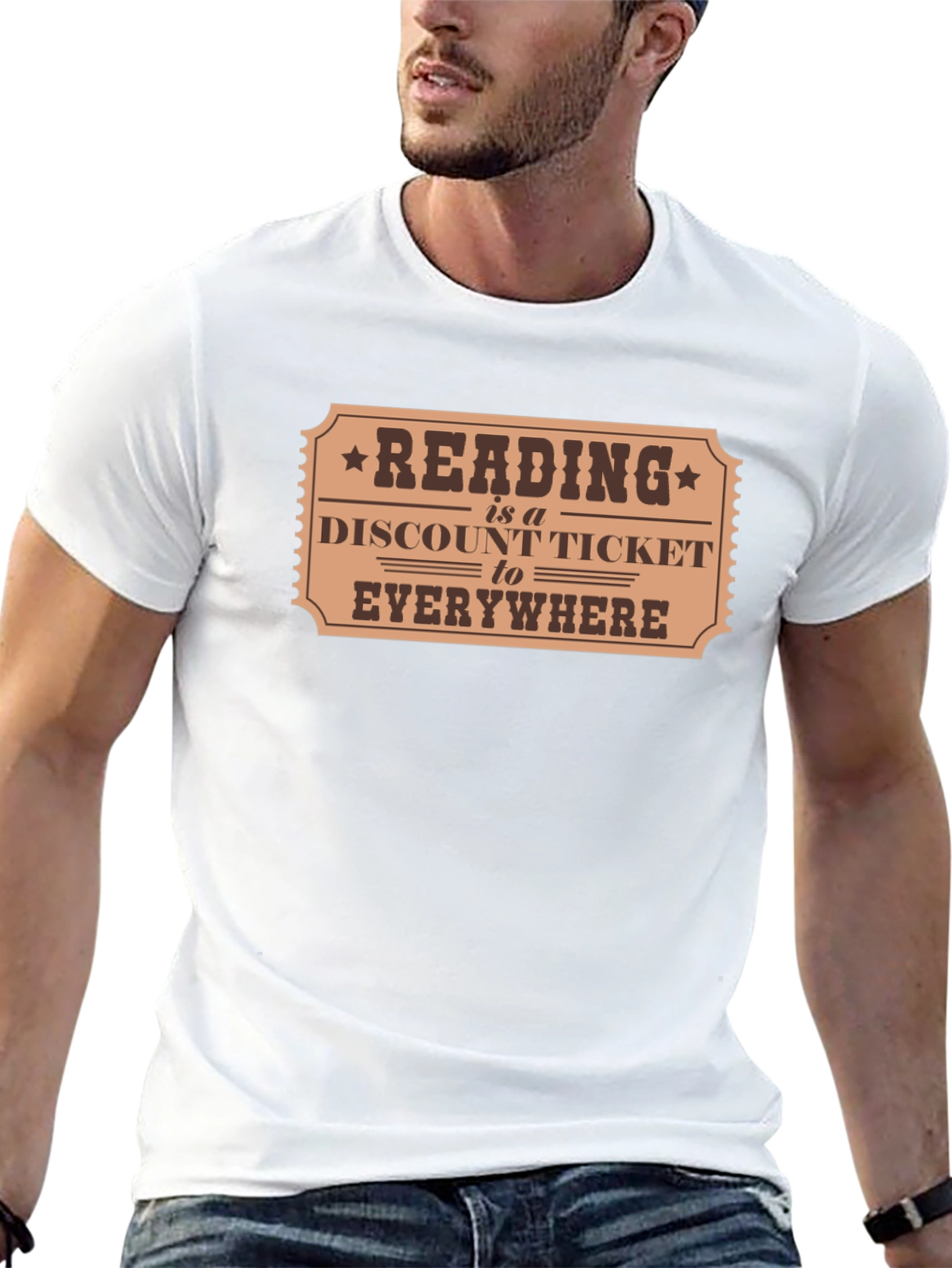 Black Reading is a Discount Ticket T-Shirt view 13
