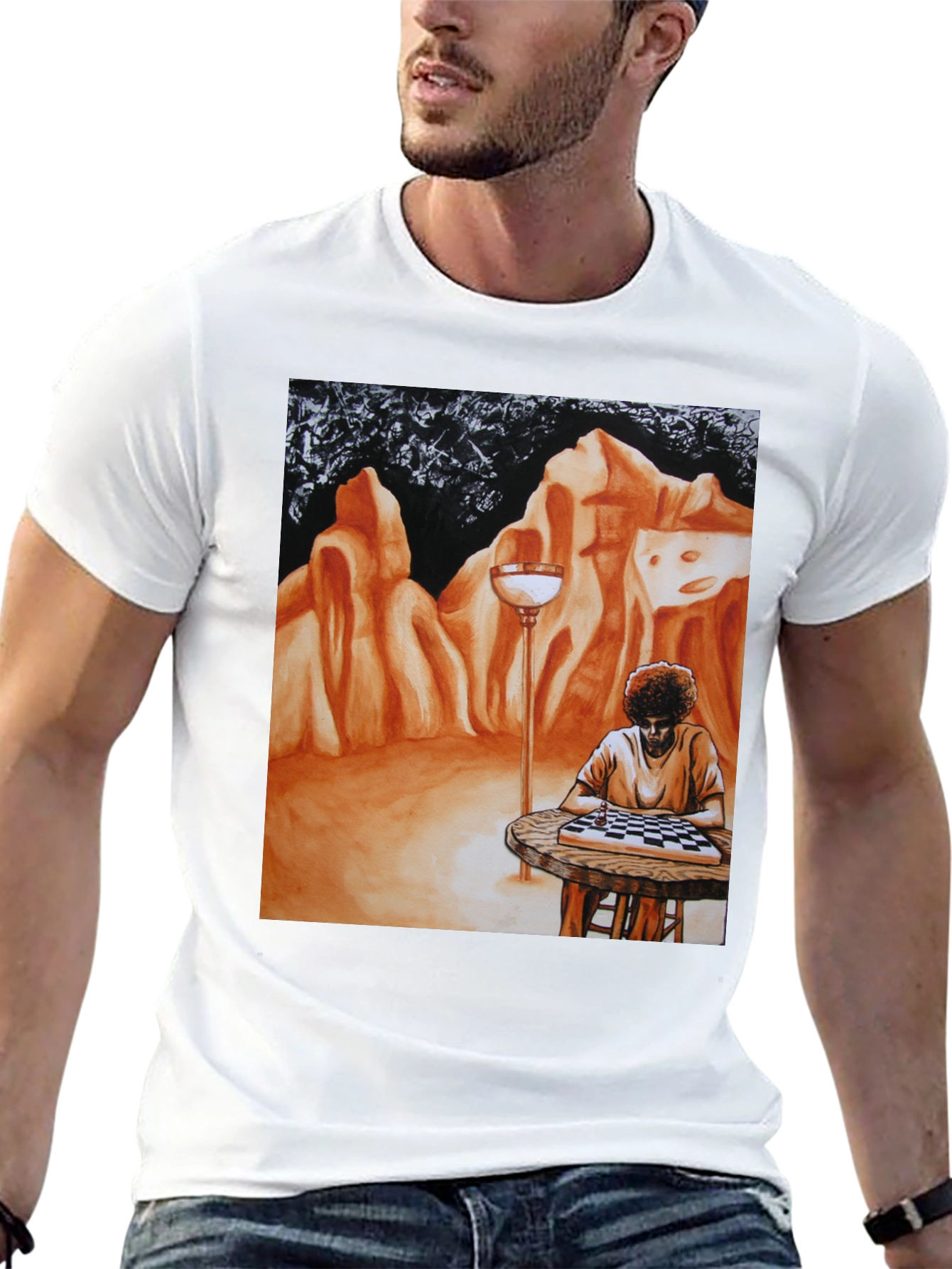 Artistic Chess Player T-Shirt - 13