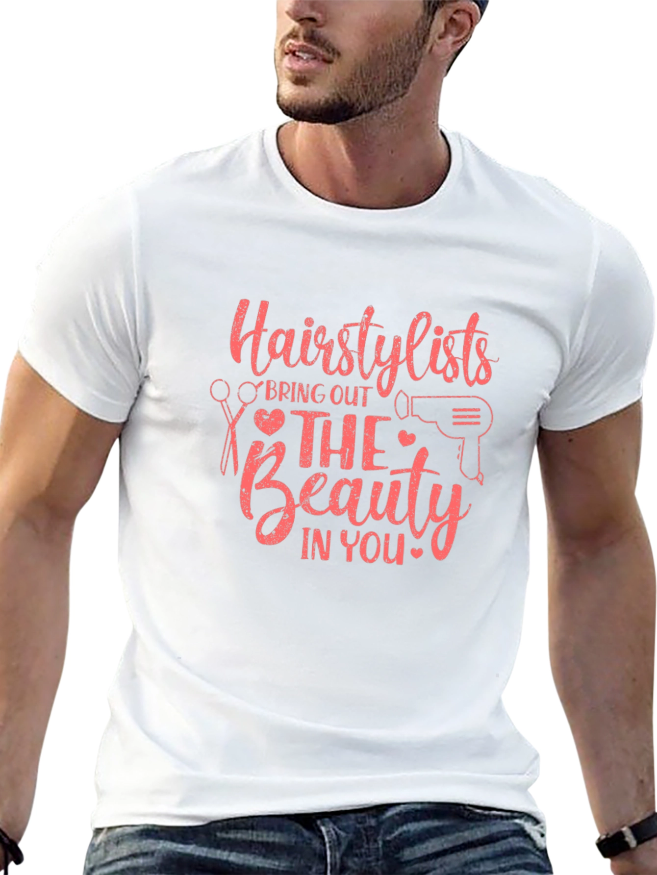 Black Hairstylist T-Shirt - Beauty in You Graphic Tee view 13