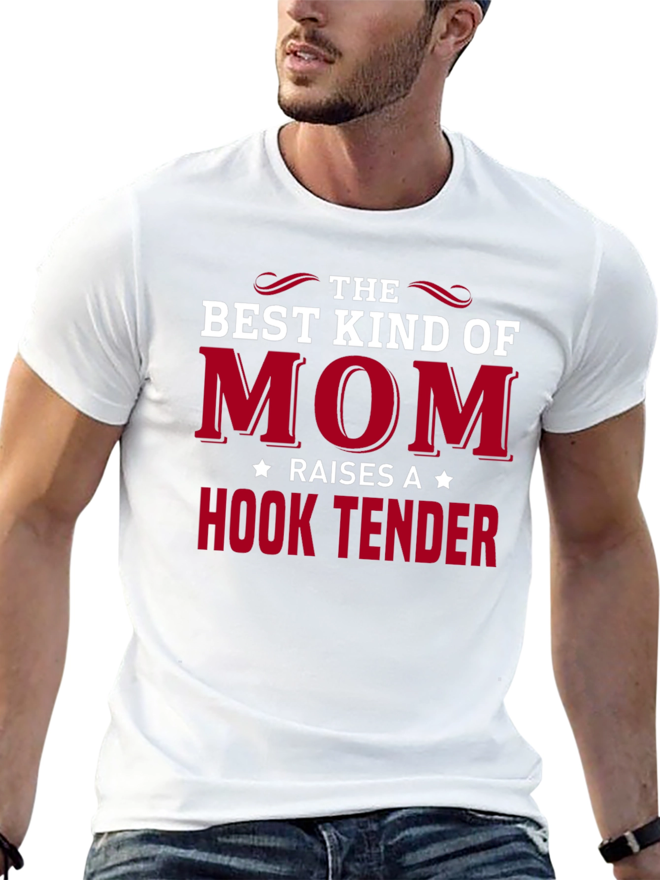 Black Best Kind of Mom Hook Tender T-Shirt view 13