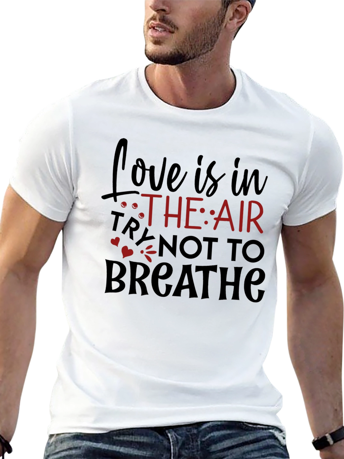 Black Love is in the Air Graphic Tee view 13