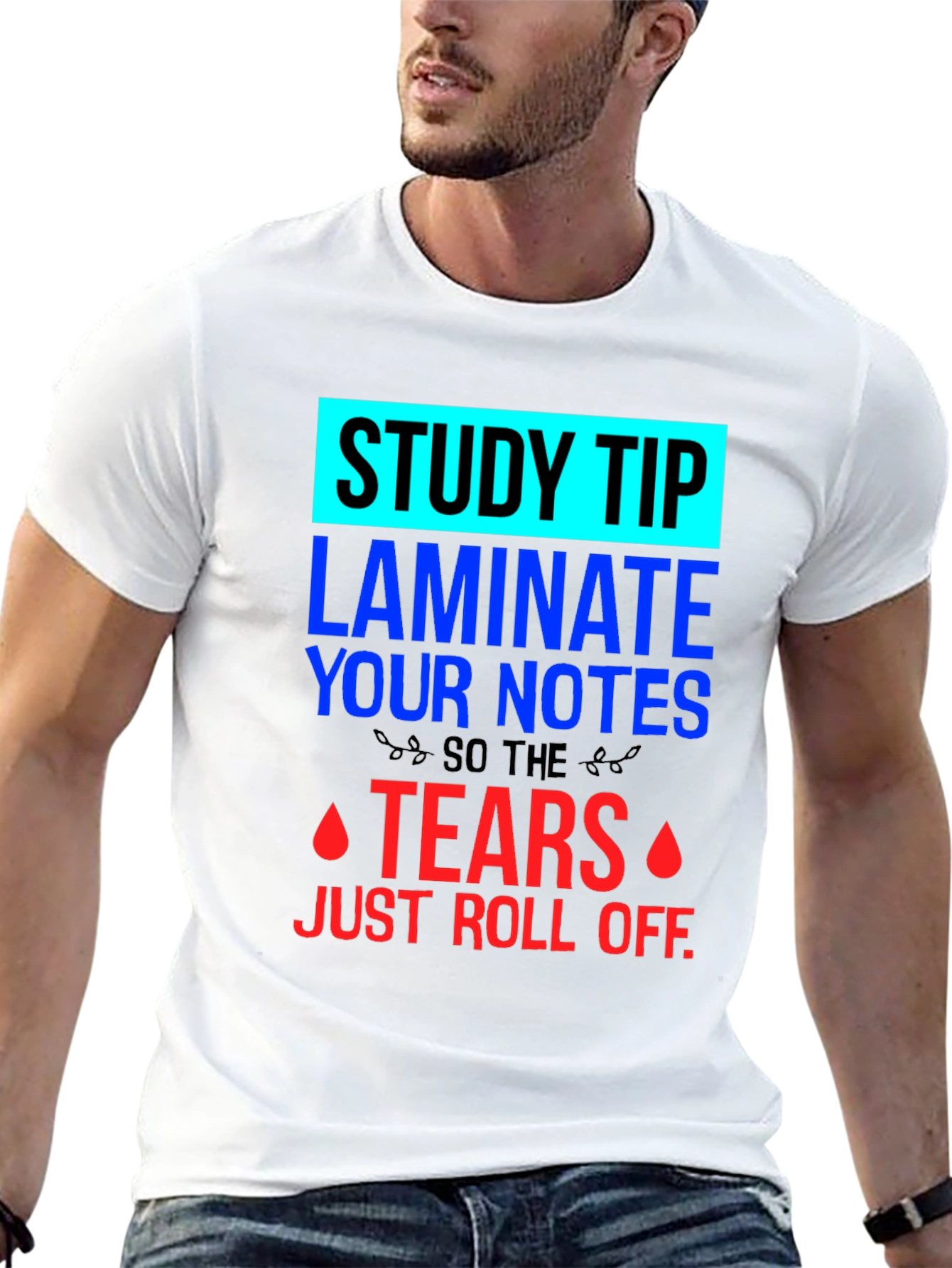 Black Study Tip T-Shirt view 13