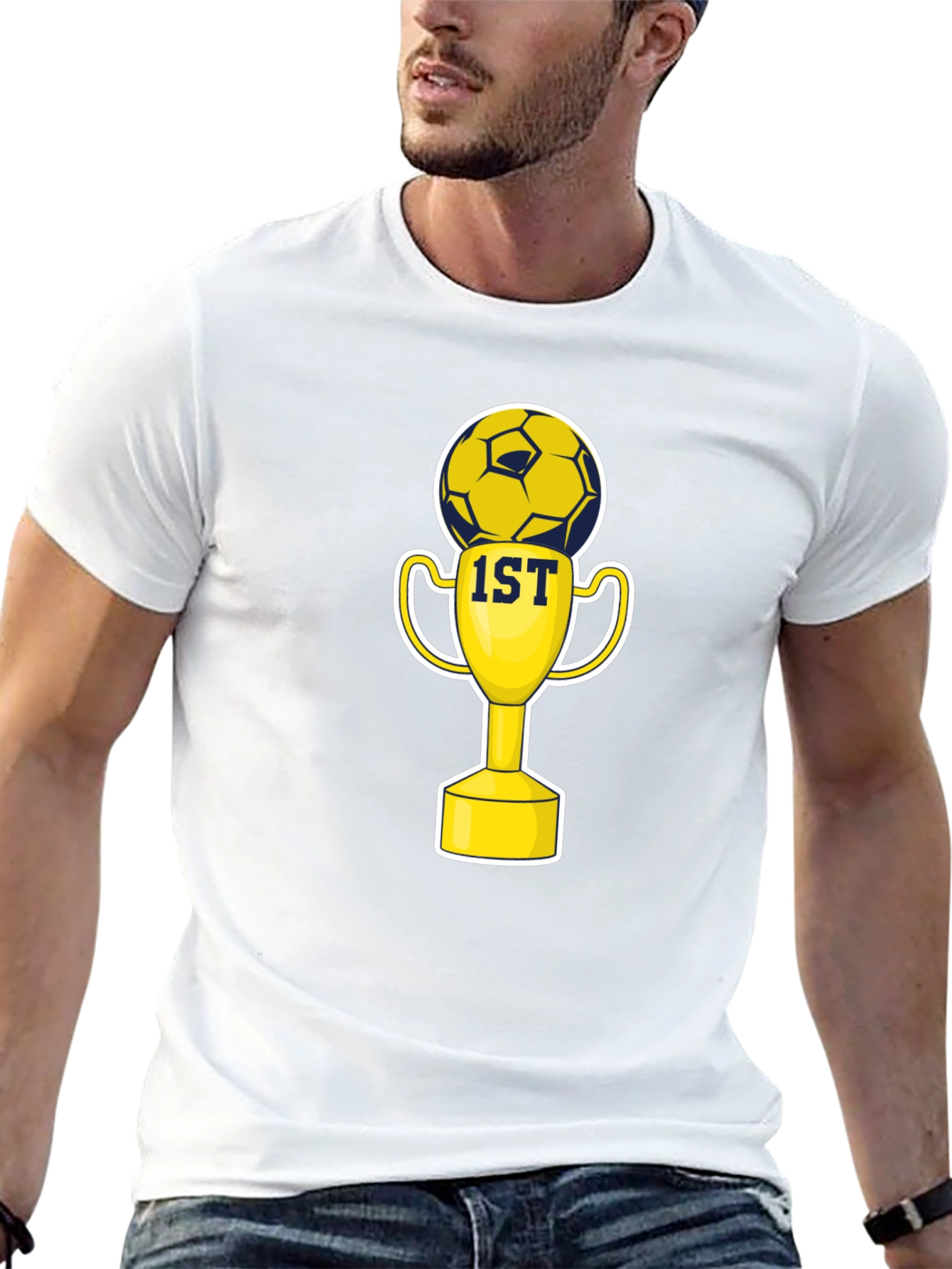 Soccer Champion T-Shirt - 1st Place Trophy Design - 13