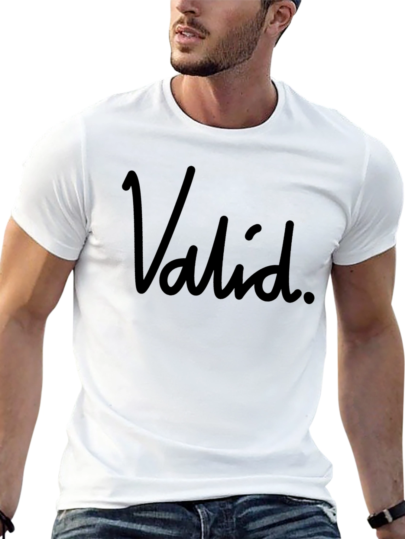 Black Valid Black Graphic T-Shirt - Stylish & Comfortable view 13