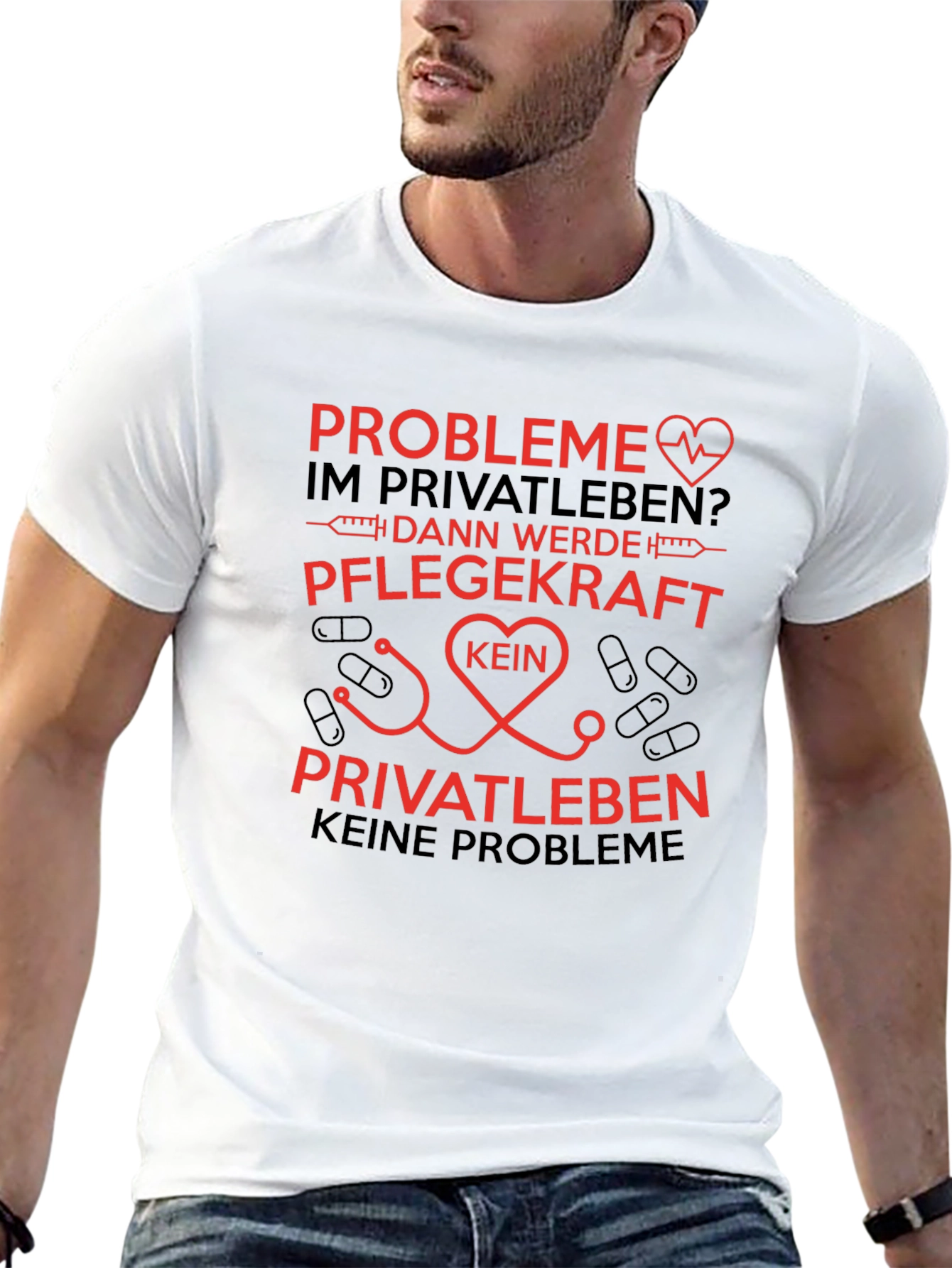 Black Probleme in Privatleben T-Shirt view 13