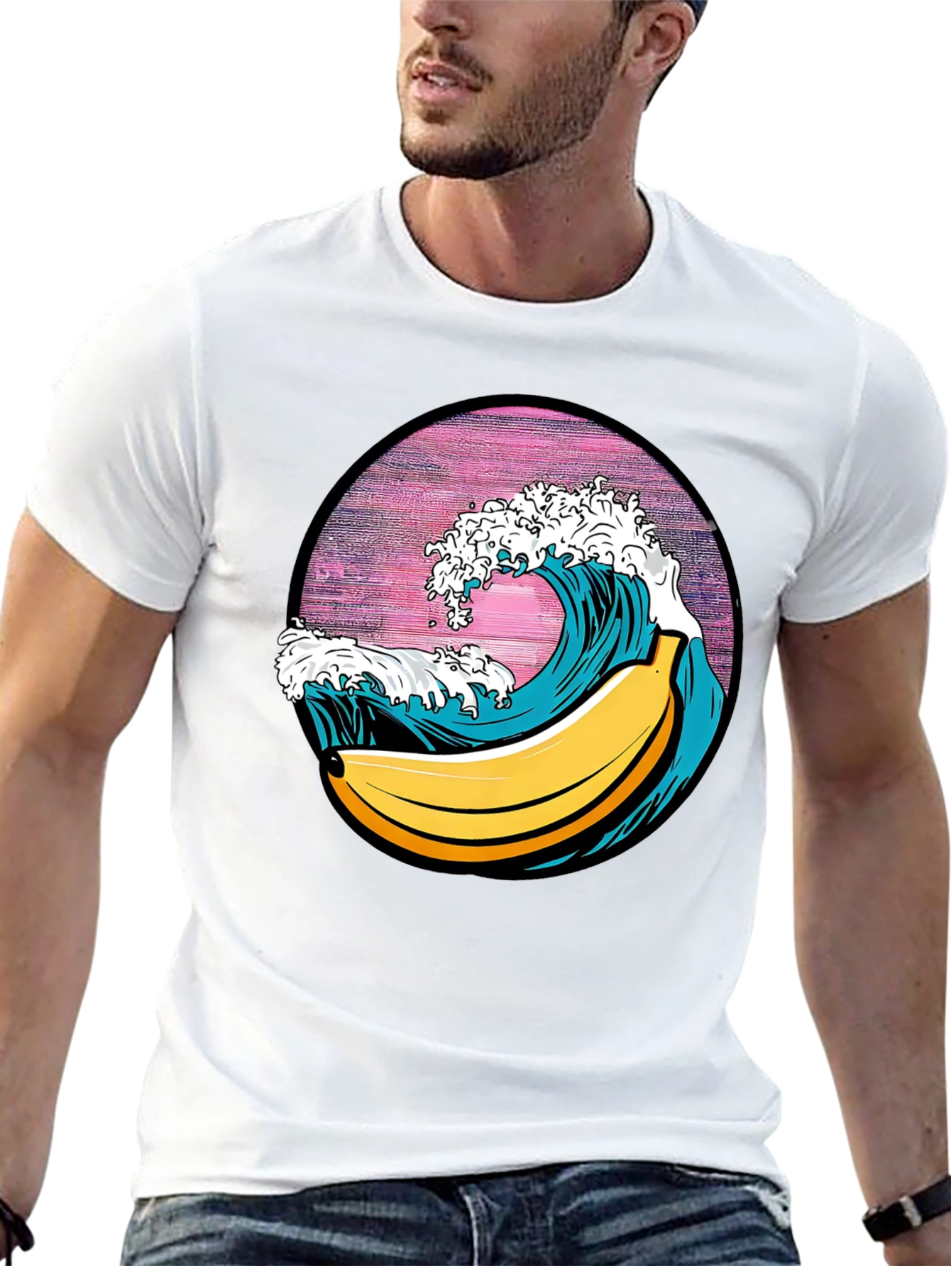Black Banana Wave Graphic Tee - Surf's Up! view 13