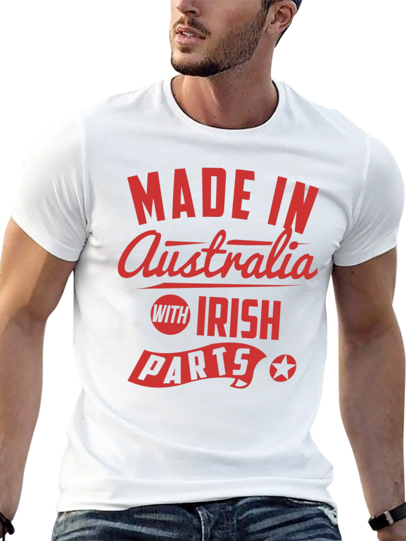 Made in Australia with Irish Parts Men's T-Shirt - 13