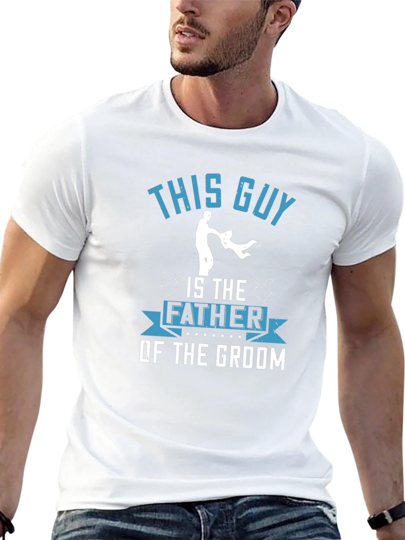 Black This Guy Father of the Groom T-Shirt view 13
