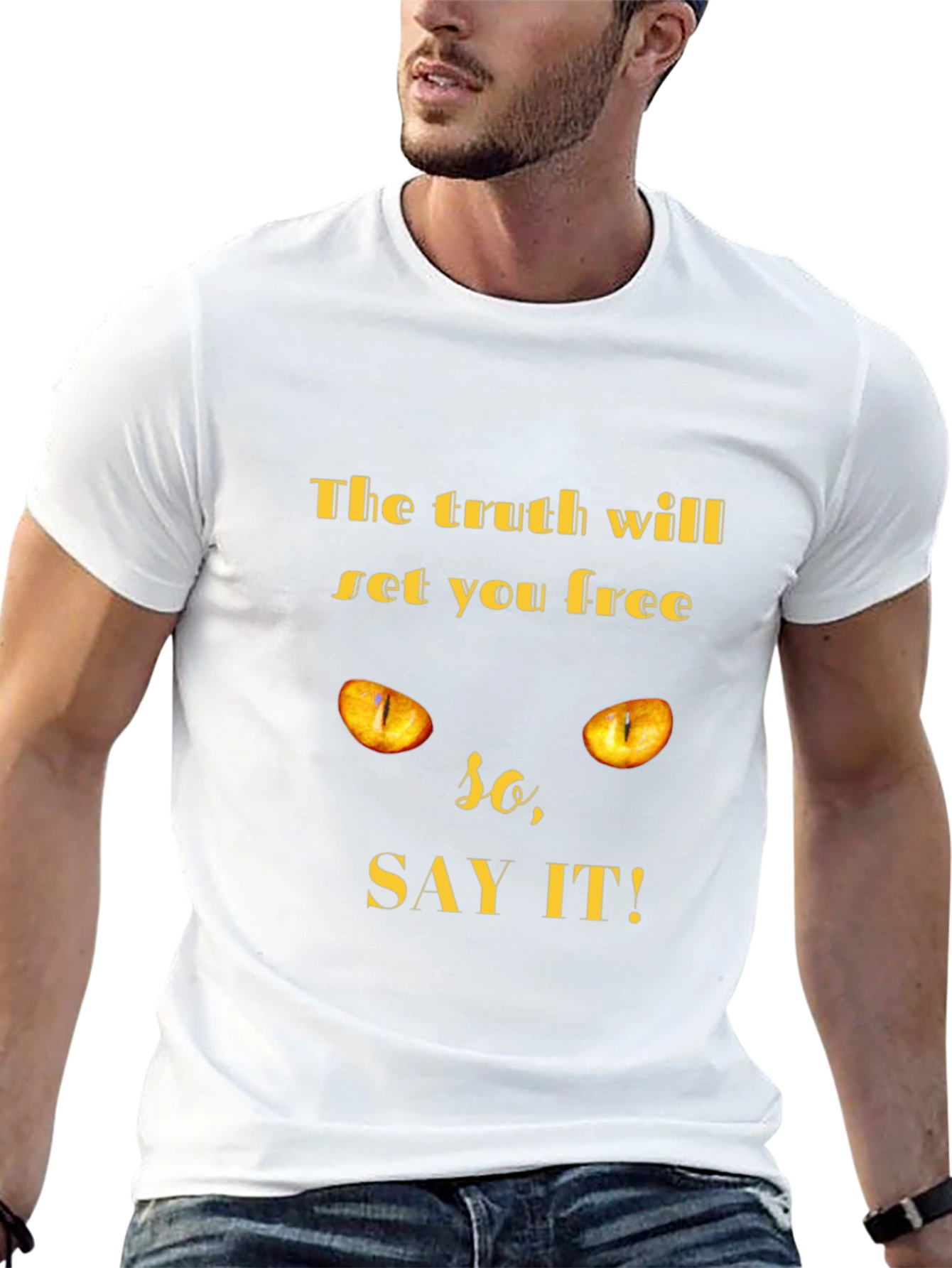 Black Truth Will Set You Free Cat Eye T-Shirt view 13