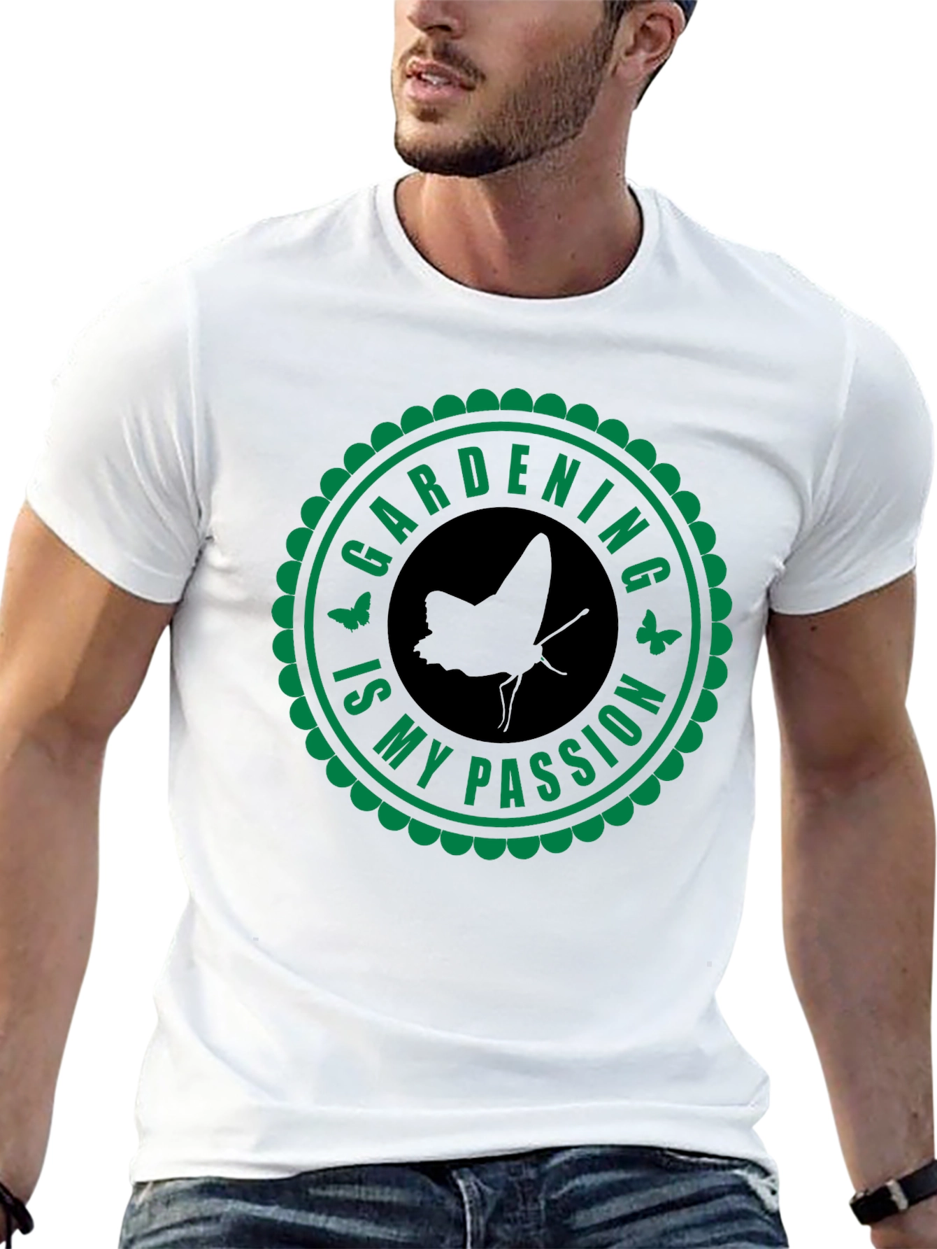 Black Gardening is My Passion Graphic T-Shirt view 13